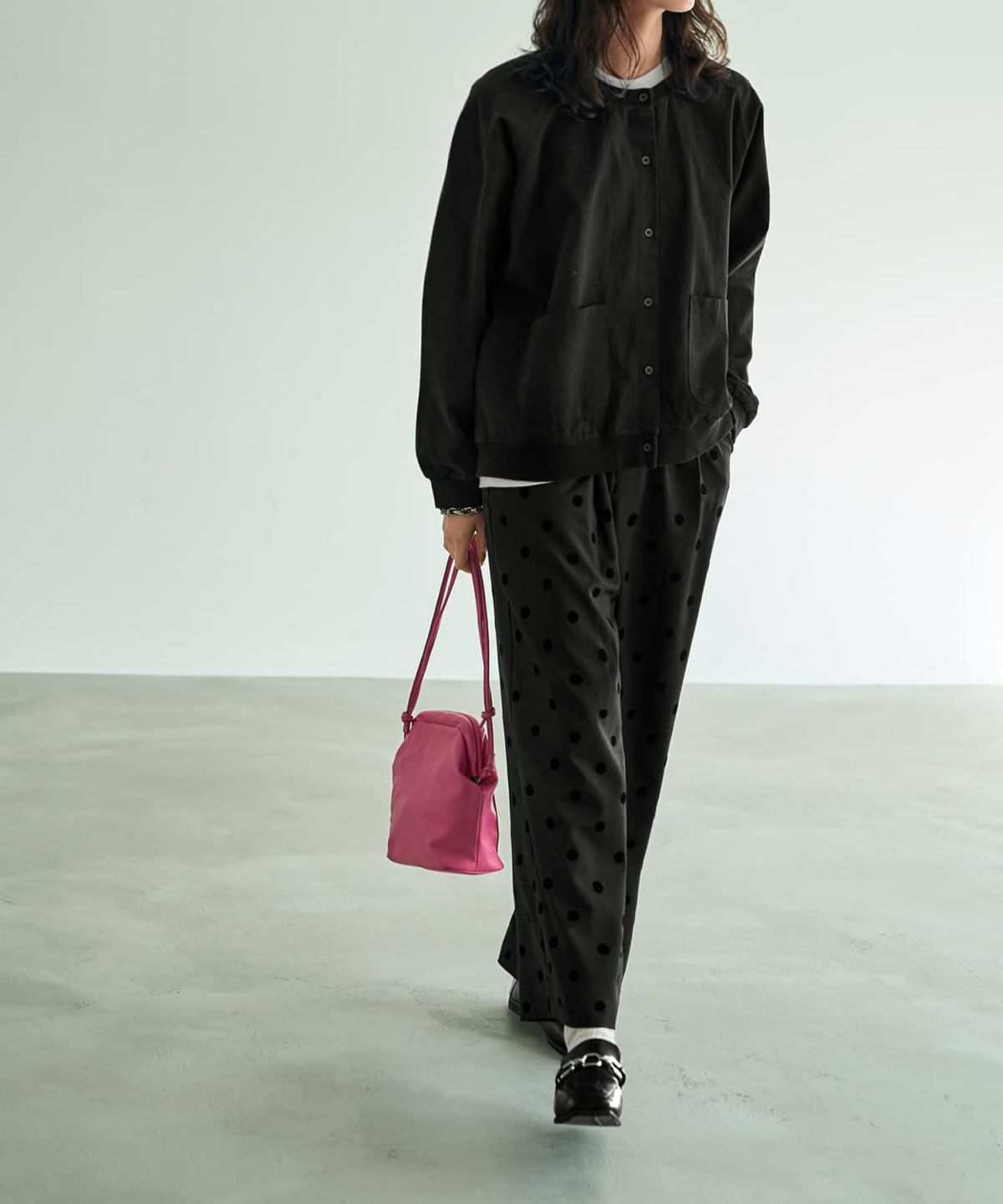 着用イメージ 167㎝　ブラック