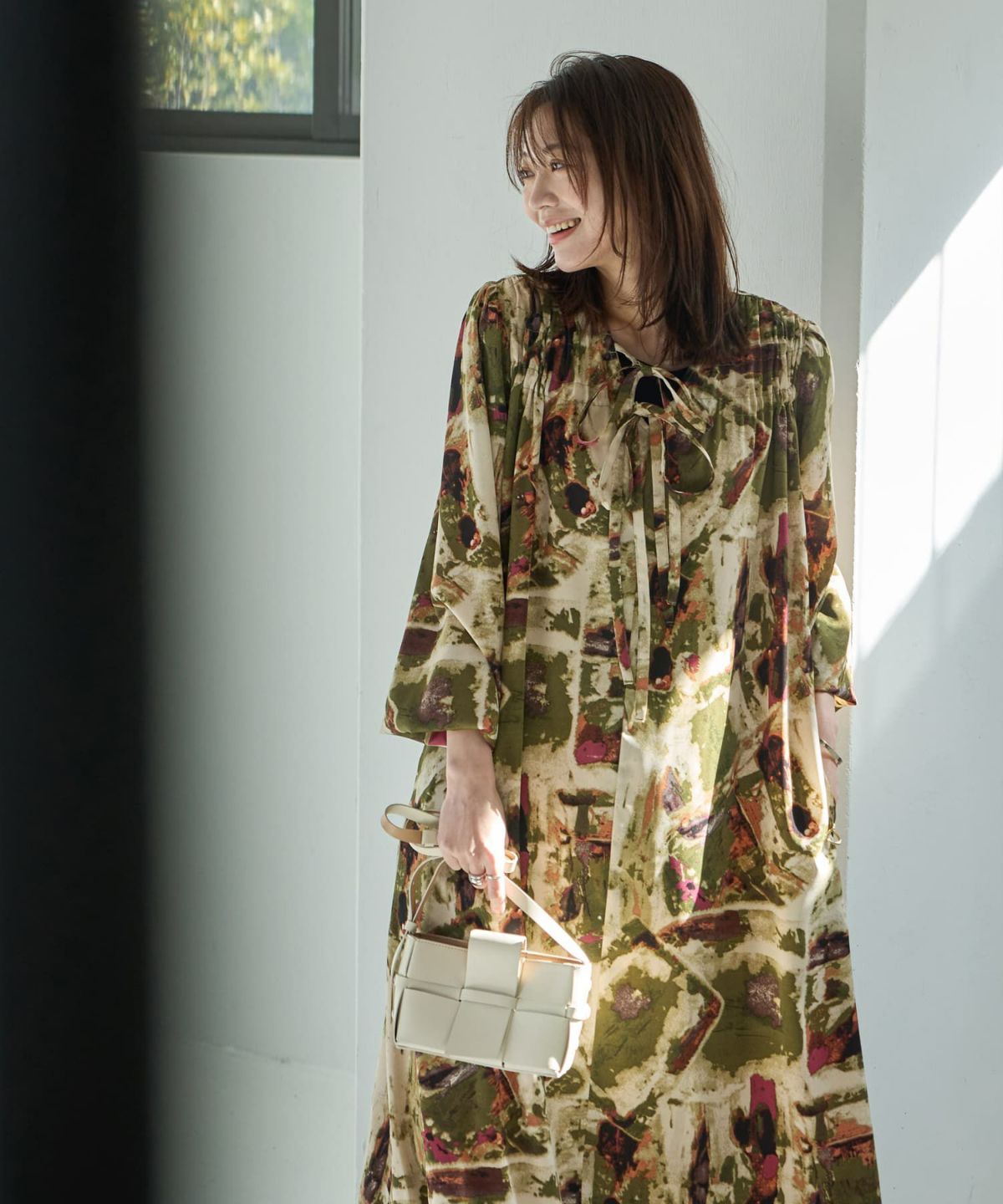 着用イメージ 166cm 02サイズ カーキミックス