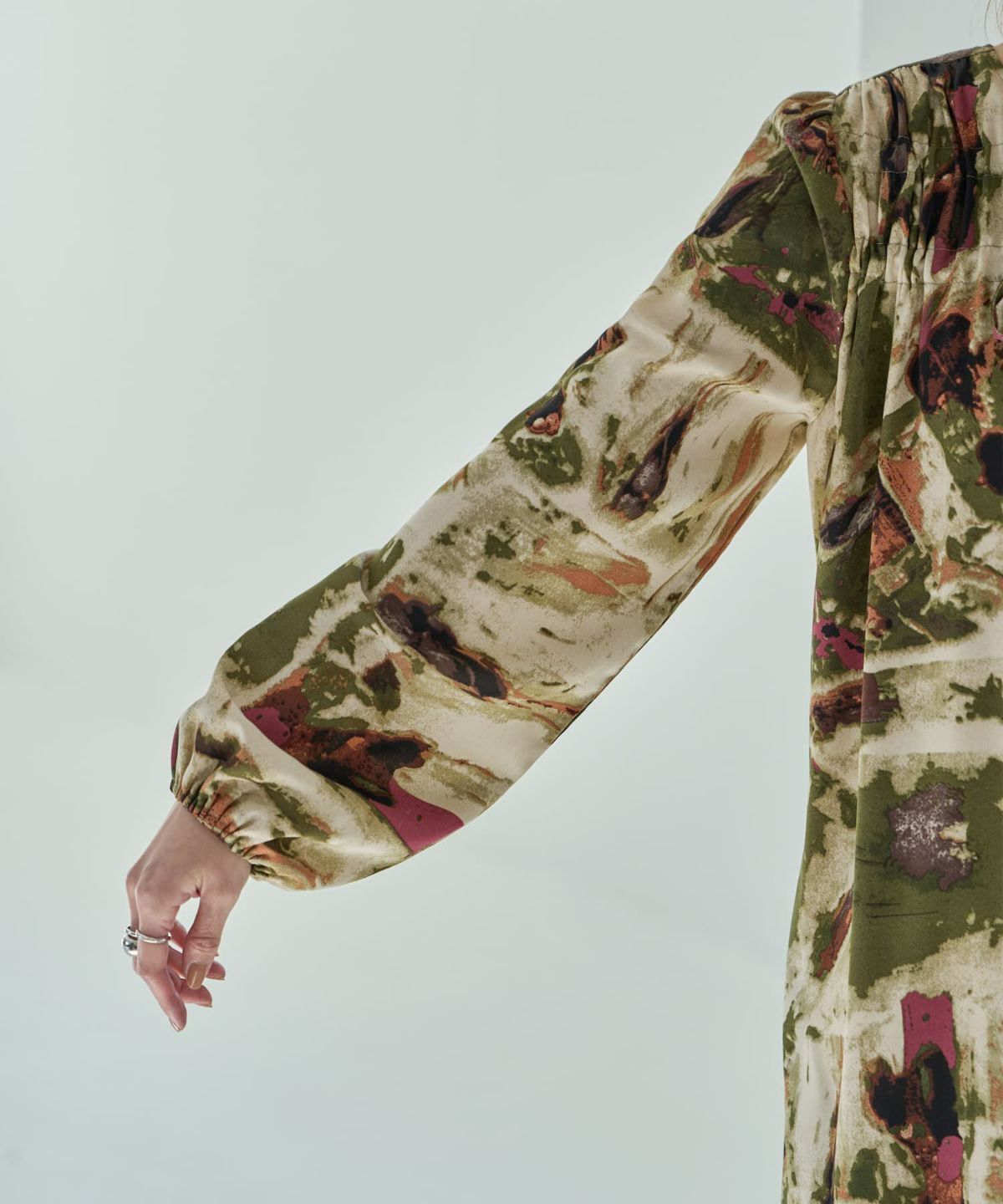 着用イメージ 166cm 02サイズ カーキミックス