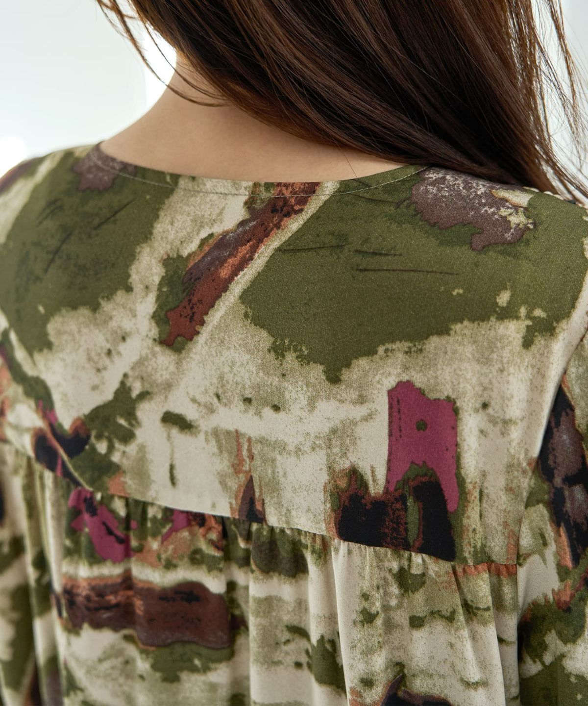 着用イメージ 166cm 02サイズ カーキミックス