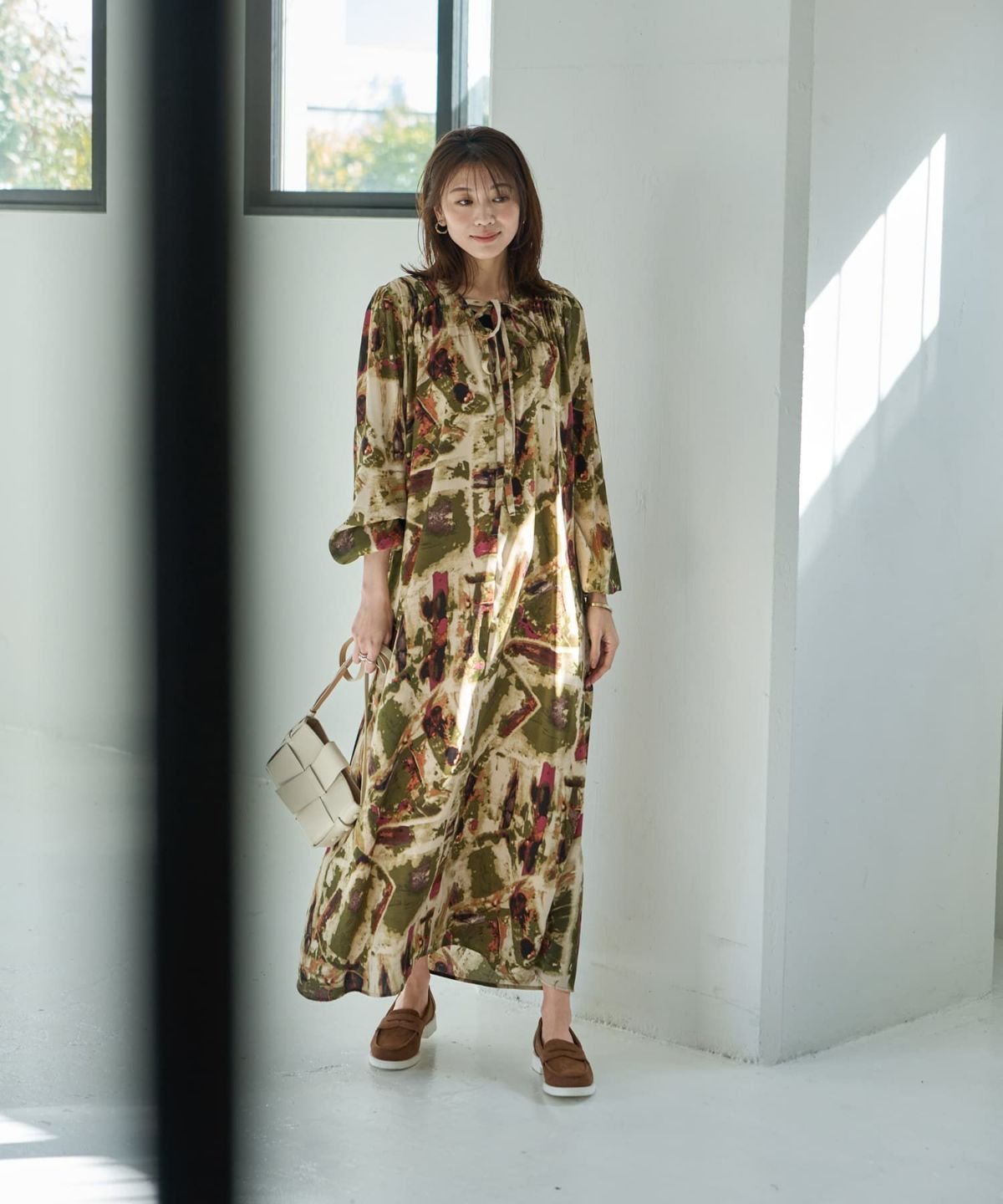 着用イメージ 166cm 02サイズ カーキミックス