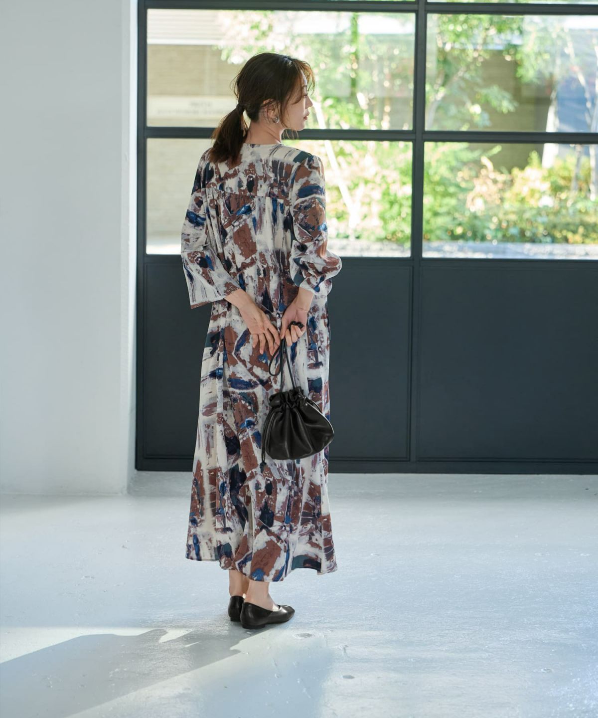 着用イメージ 166cm 02サイズ ブルーミックス