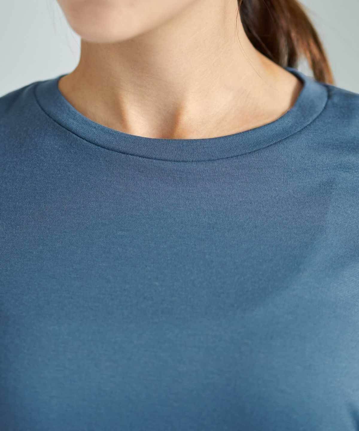 着用イメージ 167cm ブルー