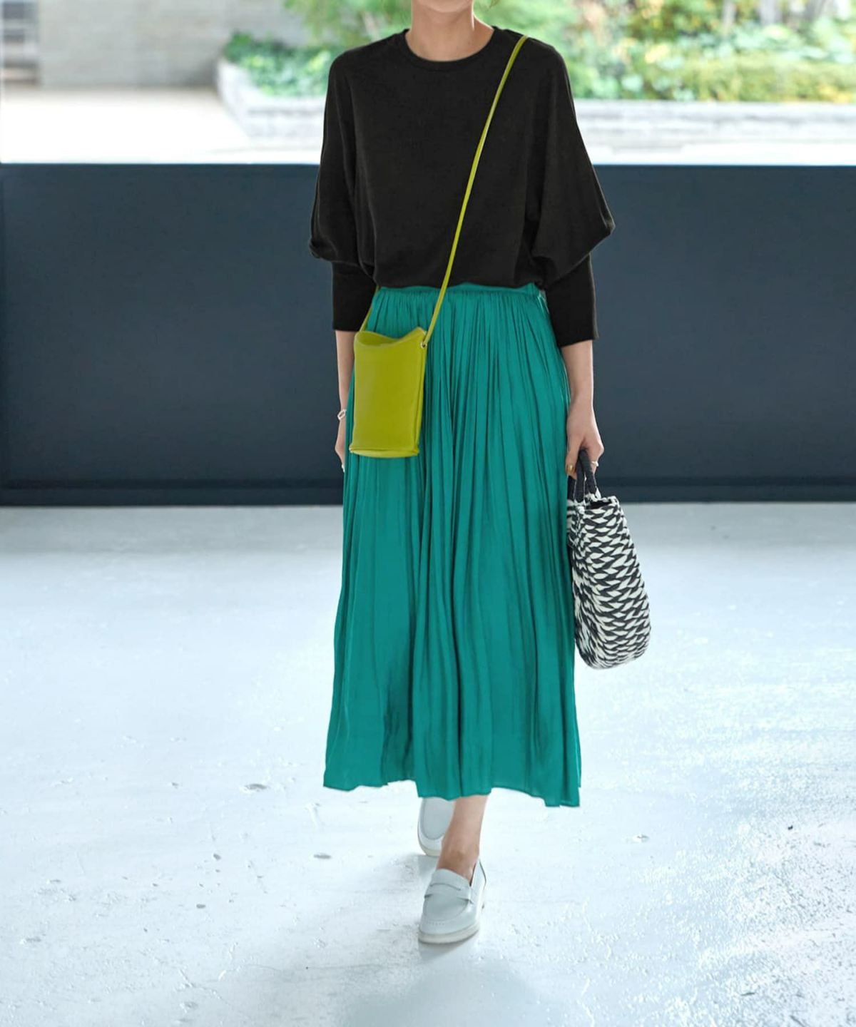 着用イメージ 167cm ブラック