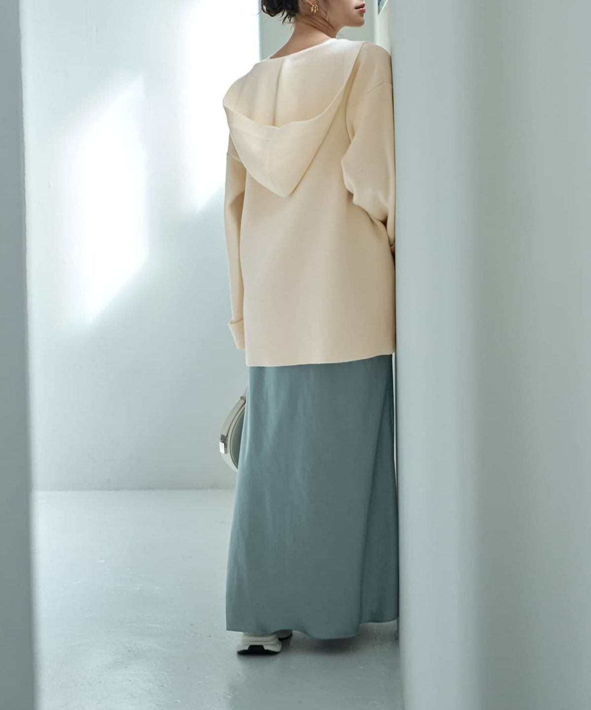 着用イメージ 167cm オフホワイト