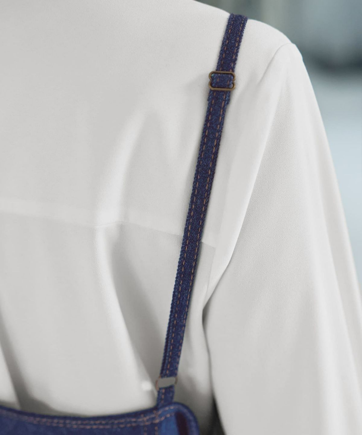 着用イメージ 167cm ネイビーミックス