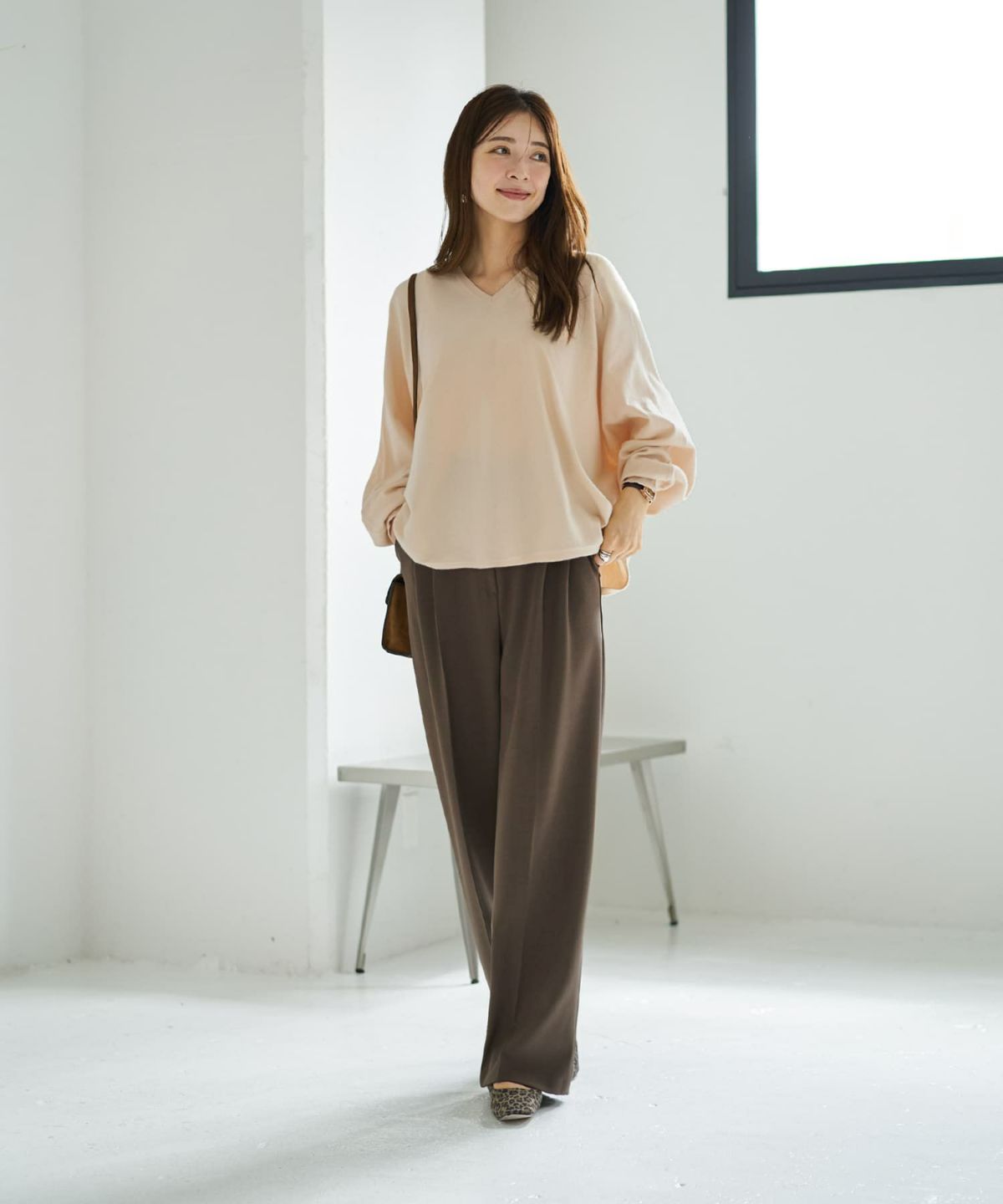 着用イメージ 166cm バニラ