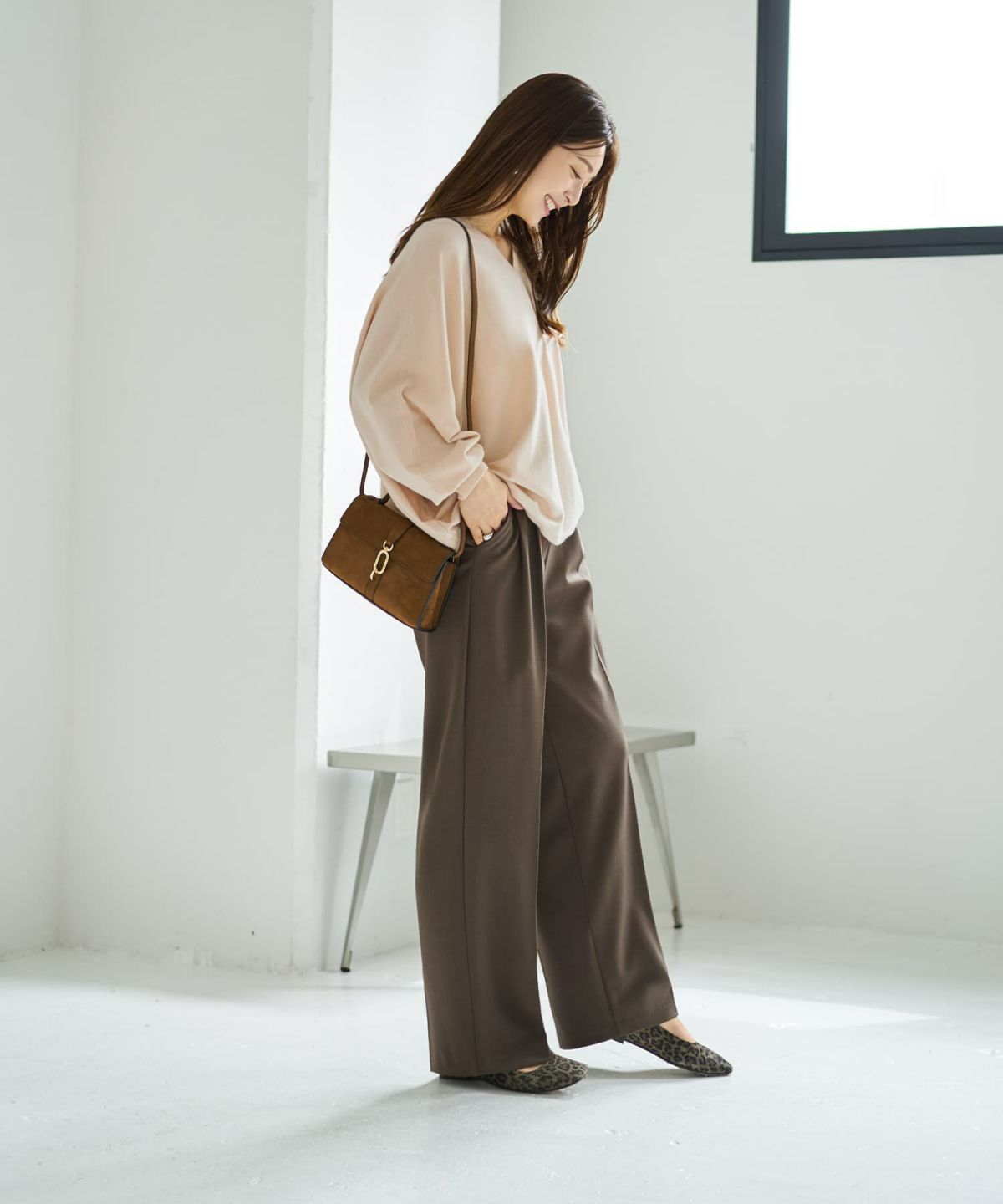 着用イメージ 166cm バニラ