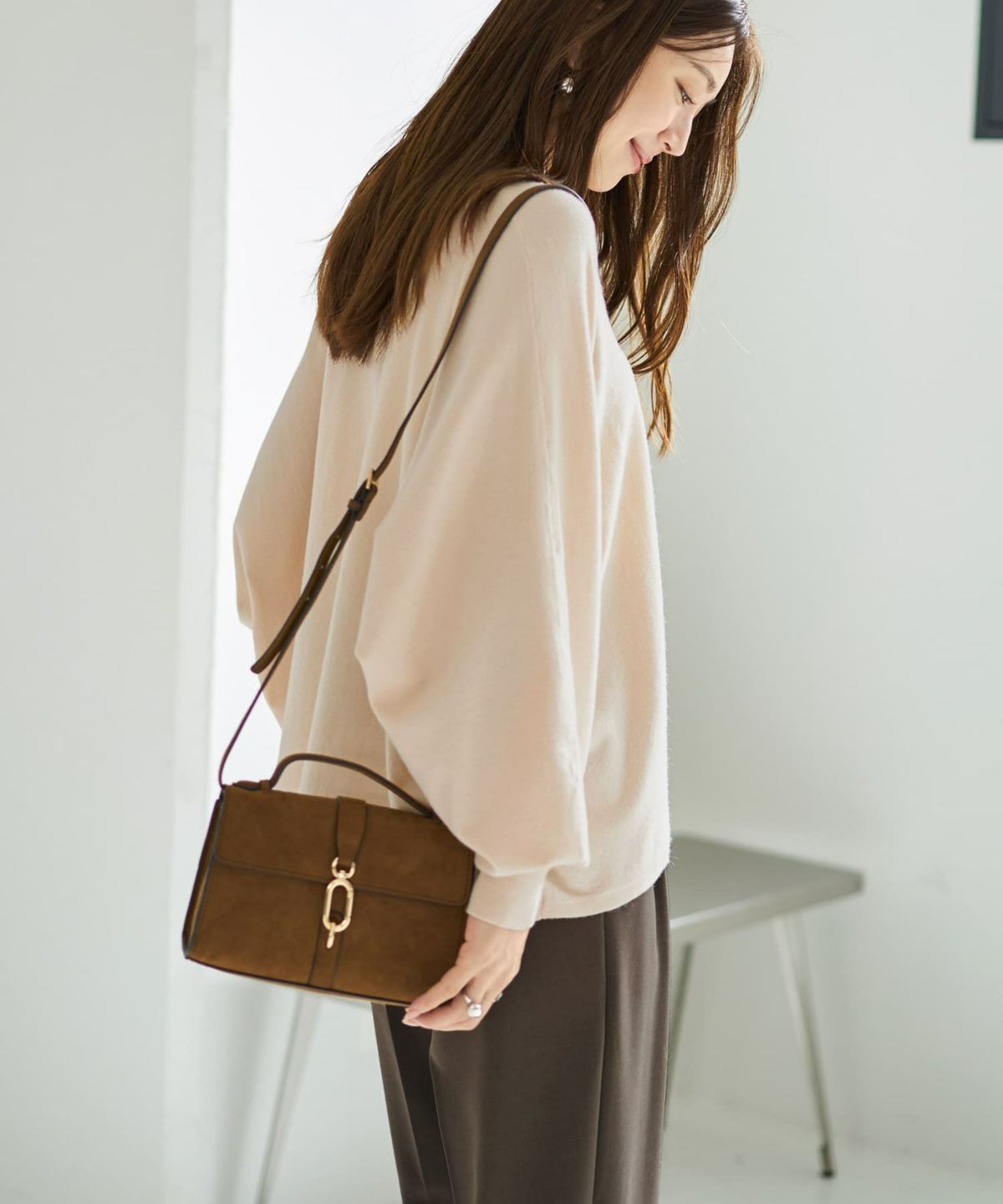 着用イメージ 166cm バニラ