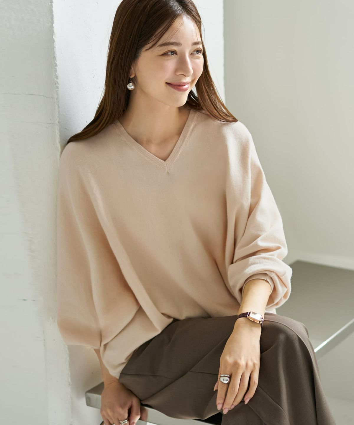 着用イメージ 166cm バニラ