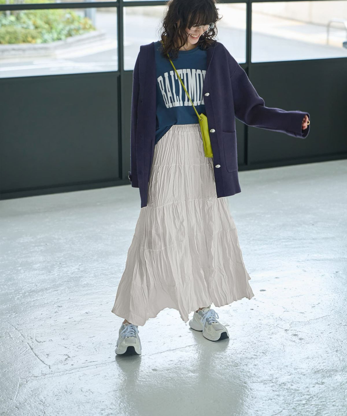 着用イメージ 167㎝　アイボリー