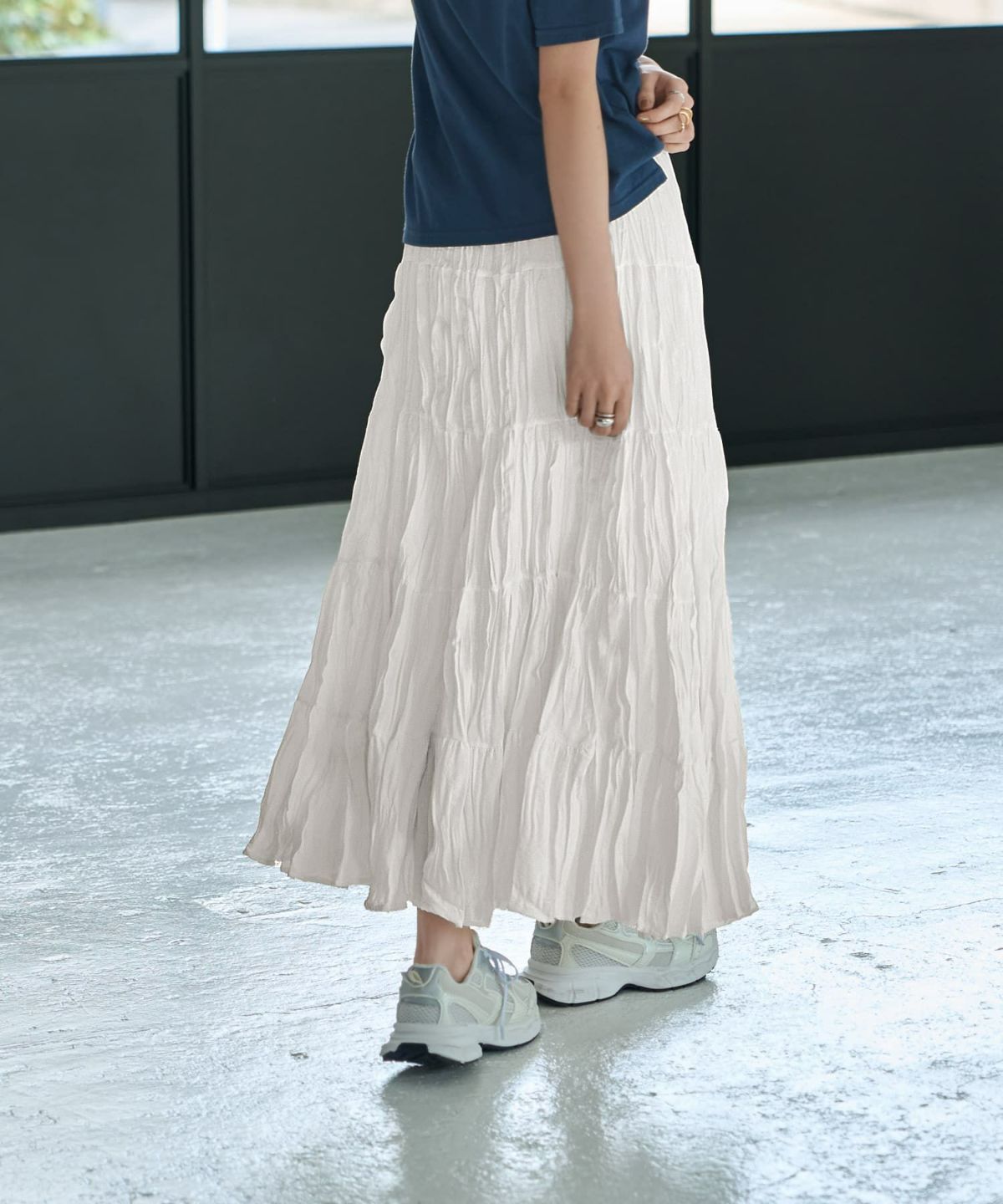 着用イメージ 167㎝　アイボリー