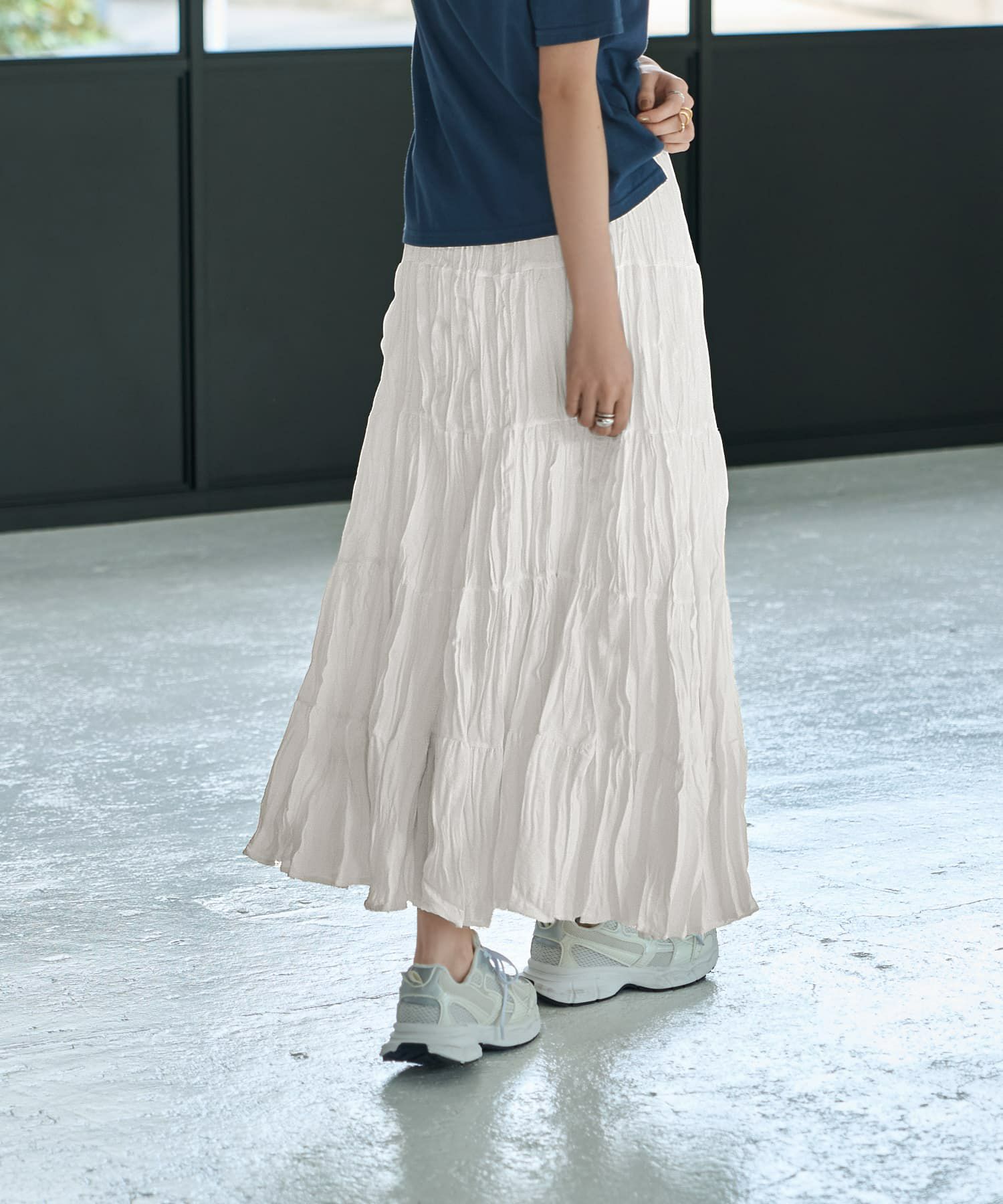 着用イメージ 167㎝　アイボリー