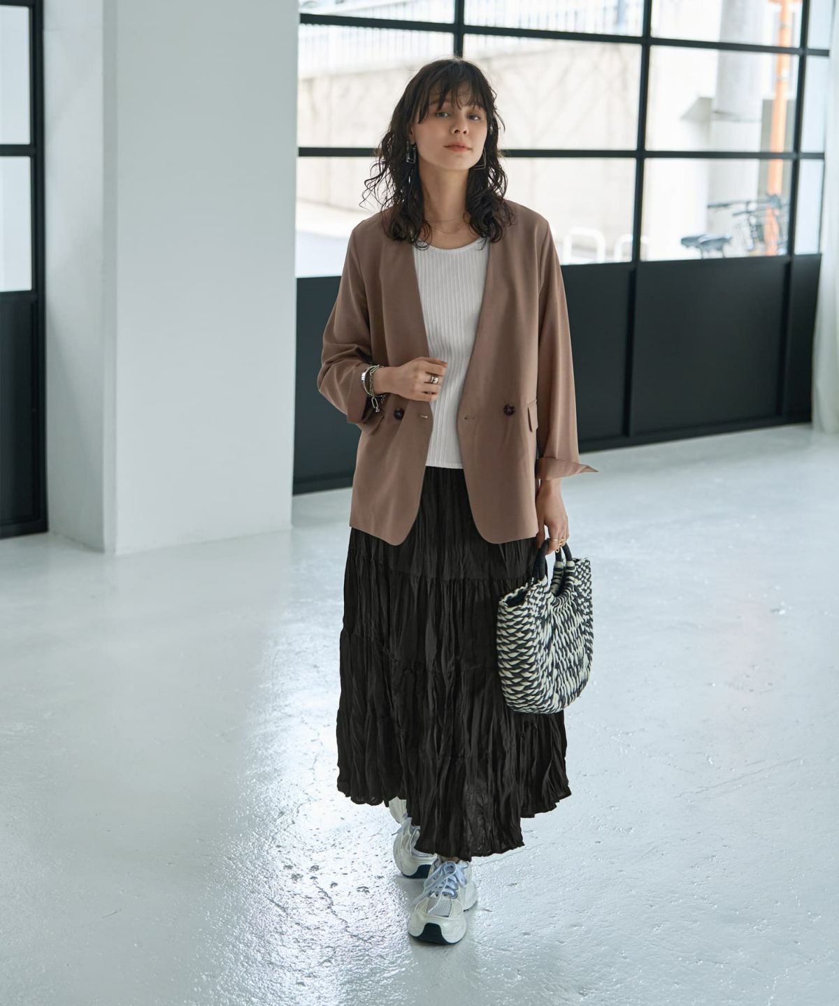 着用イメージ 167㎝　ブラック