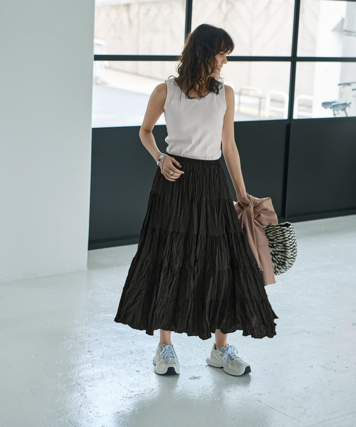 着用イメージ 167㎝　ブラック