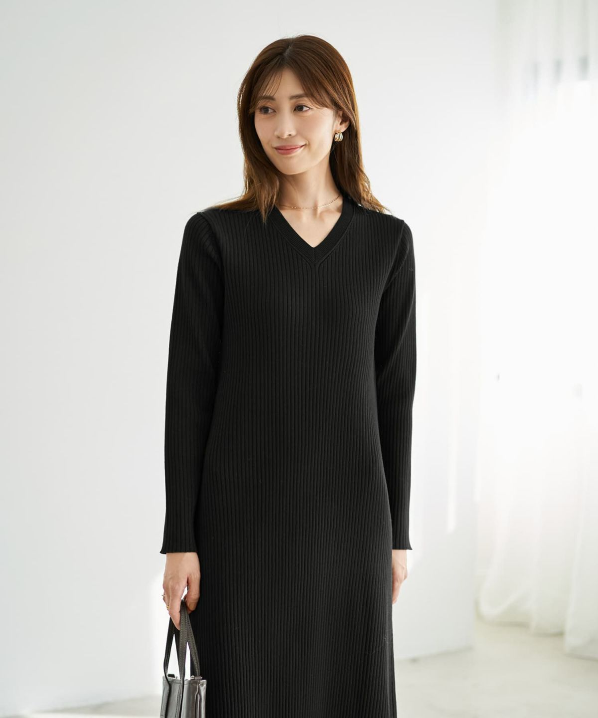 着用イメージ 167cm ブラック 02サイズ