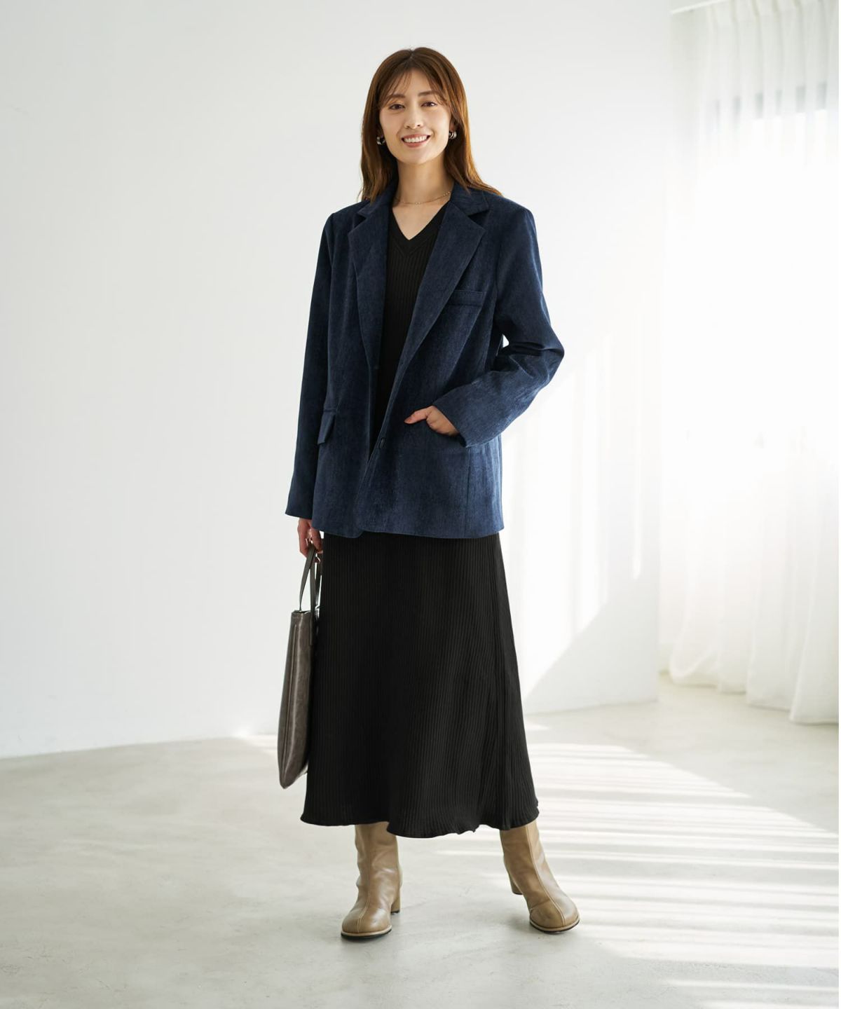 着用イメージ 167cm ブラック 02サイズ