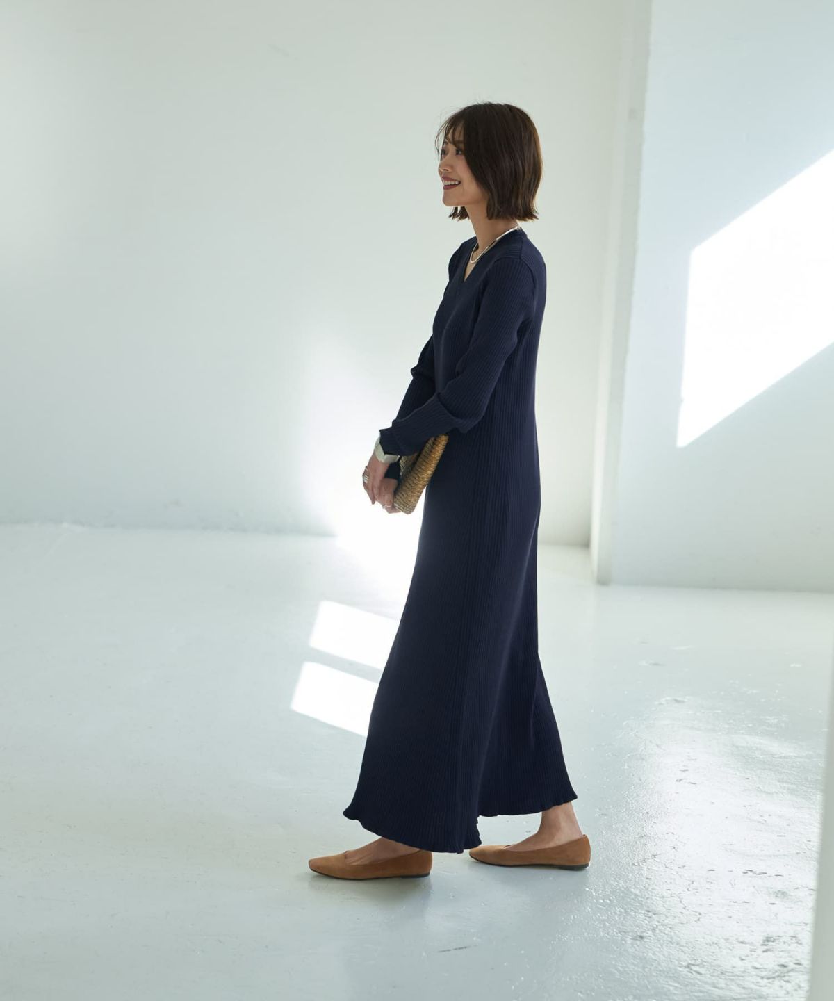 着用イメージ 167cm ネイビー 02サイズ