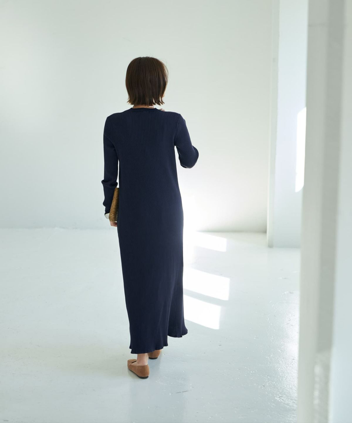 着用イメージ 167cm ネイビー 02サイズ