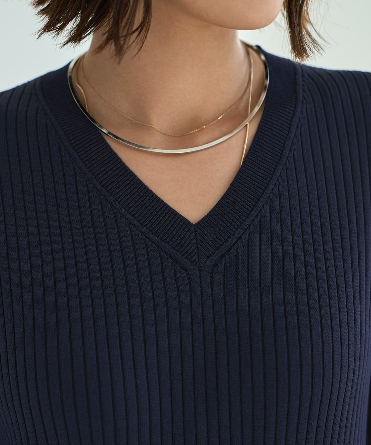 着用イメージ 167cm ネイビー 02サイズ