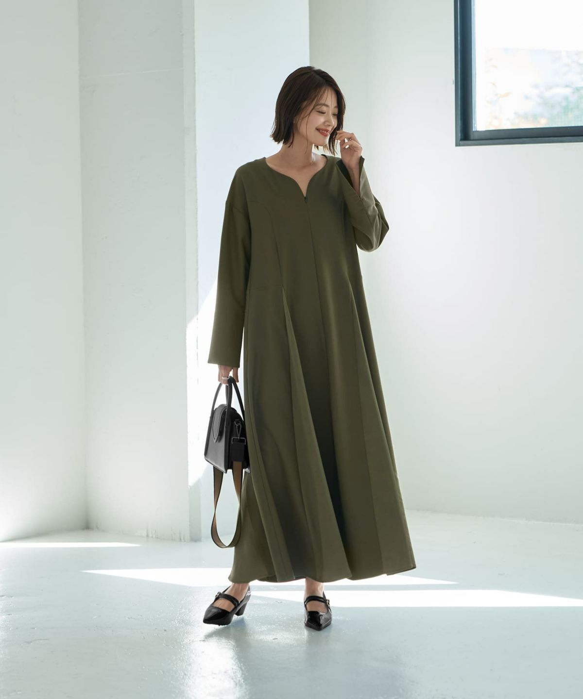 着用イメージ 167㎝　02サイズ　カーキ