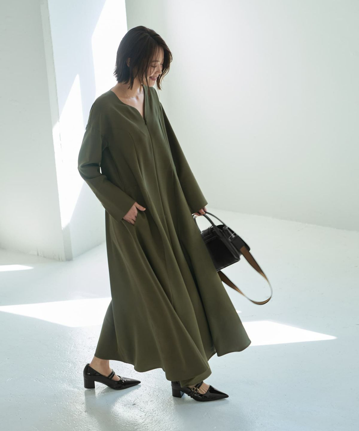 着用イメージ 167㎝　02サイズ　カーキ