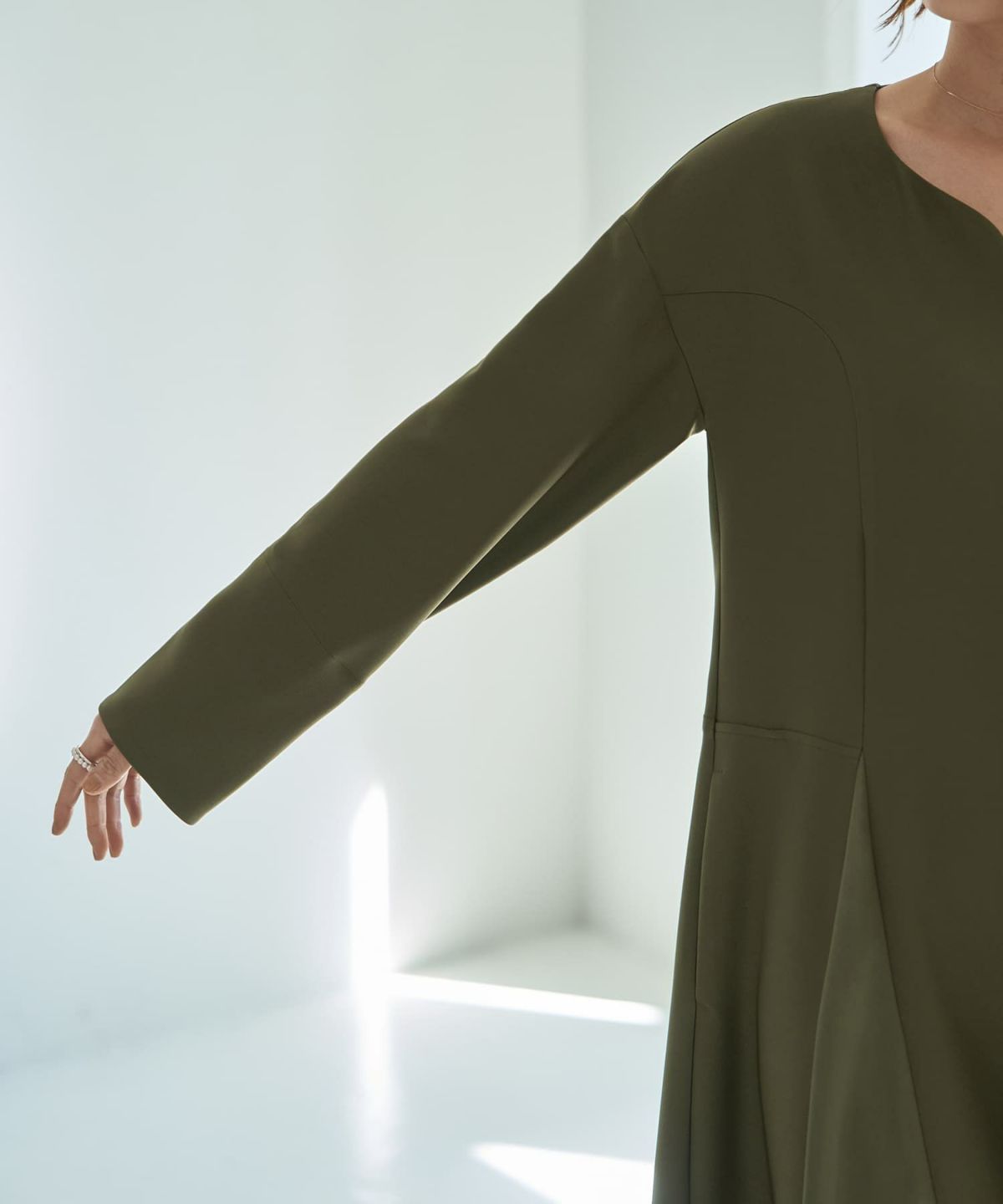 着用イメージ 167㎝　02サイズ　カーキ