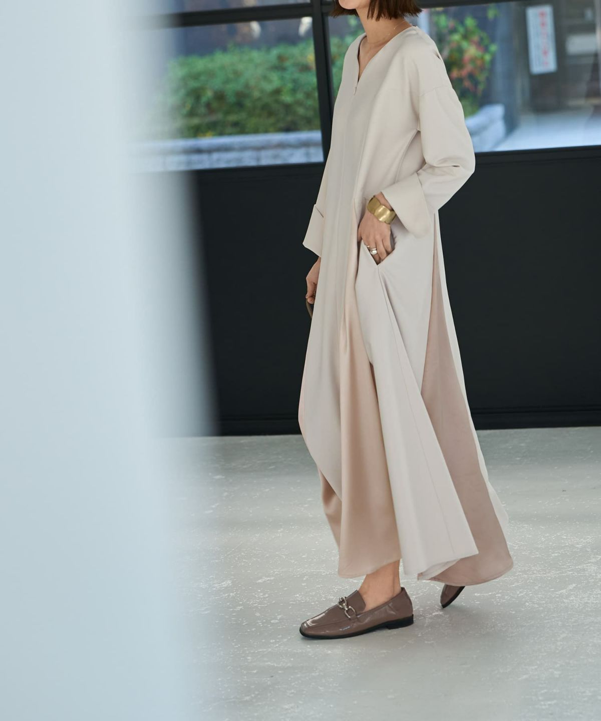 着用イメージ 167㎝　02サイズ　エクリュベージュ