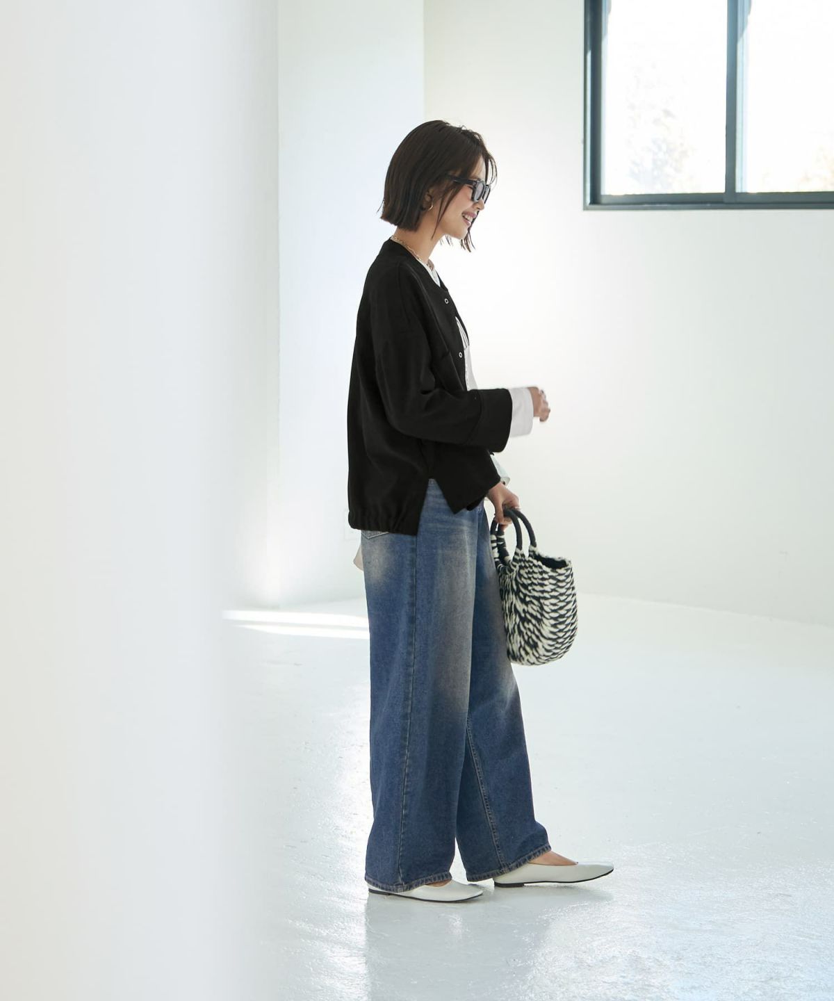 着用イメージ 167㎝　ブラック