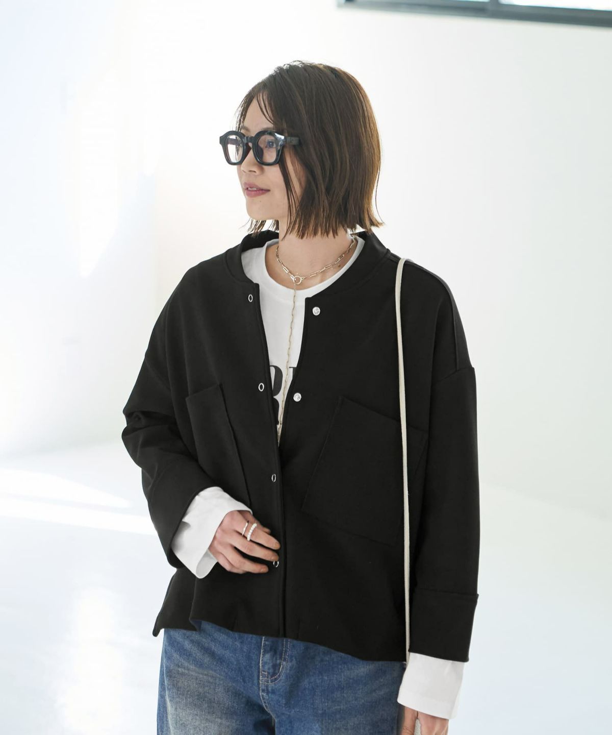 着用イメージ 167㎝　ブラック