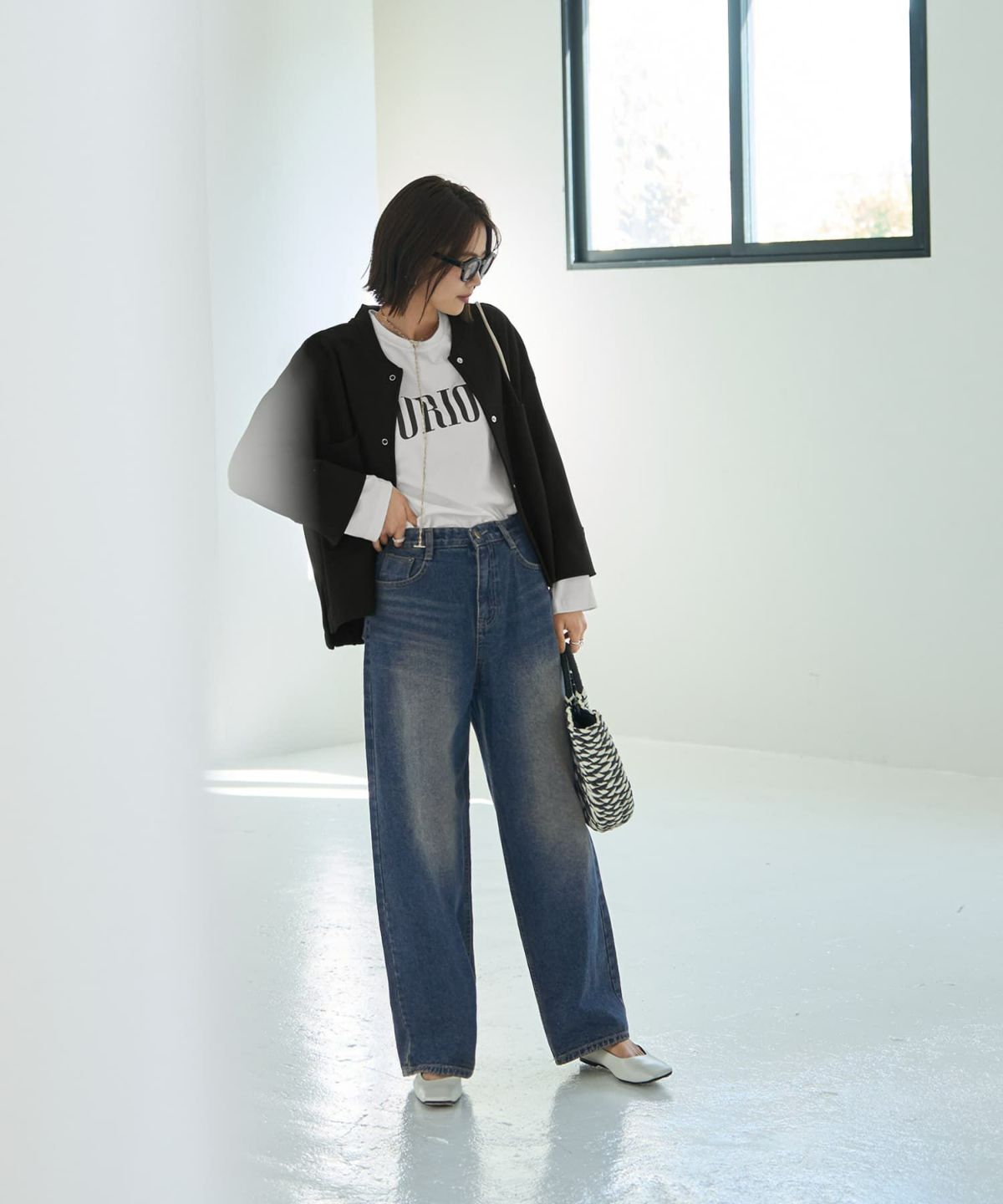 着用イメージ 167㎝　ブラック