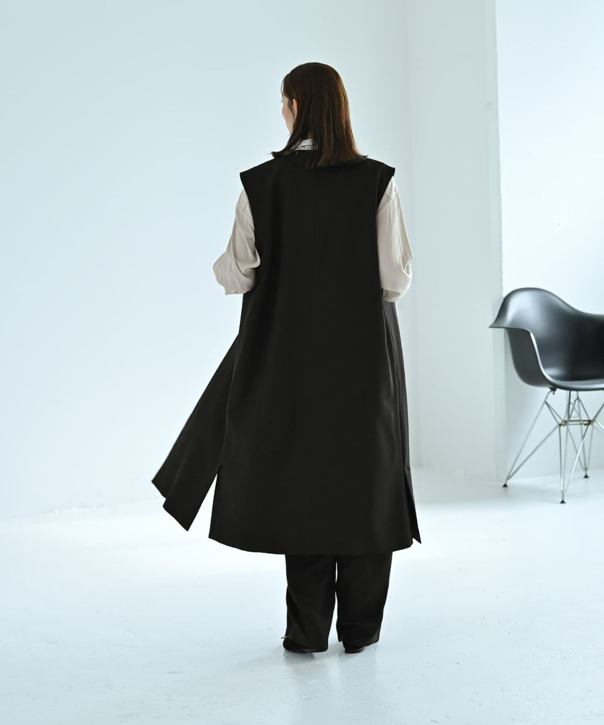 着用イメージ 170cm Fサイズ ブラック