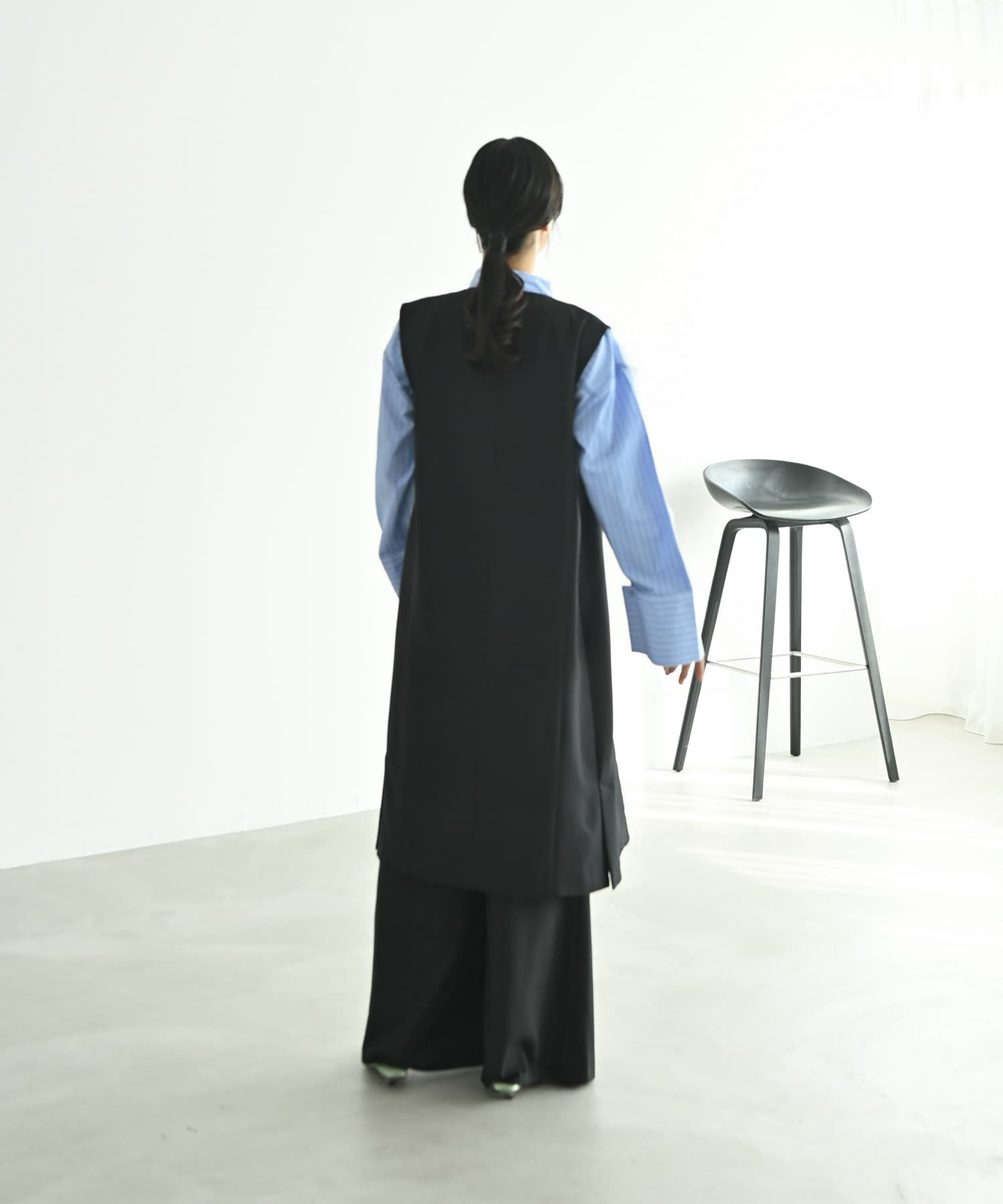 着用イメージ 170cm Fサイズ ブラック