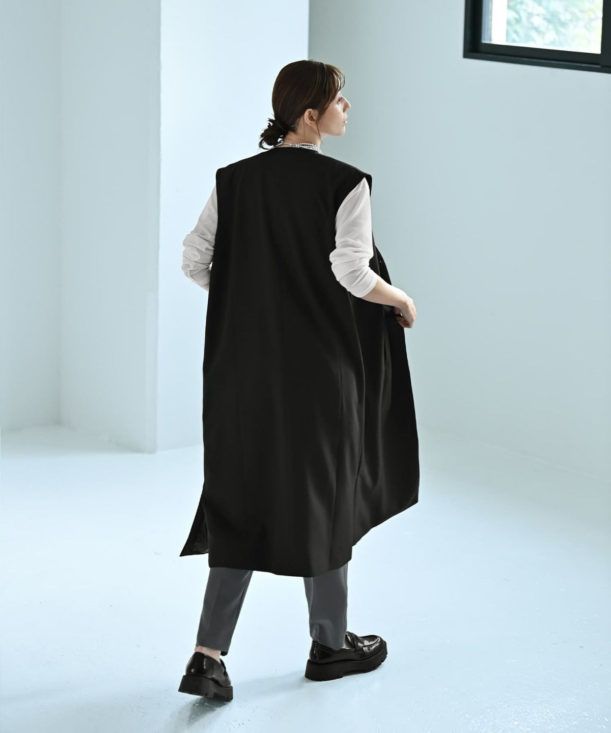 着用イメージ 170cm Fサイズ ブラック