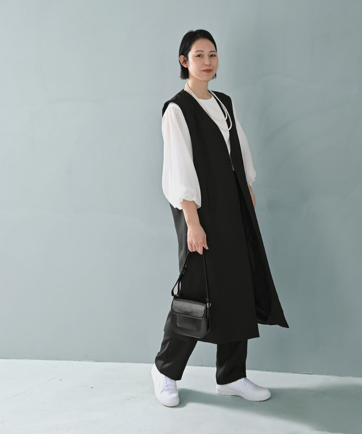 着用イメージ 187cm X-tallサイズ ブラック