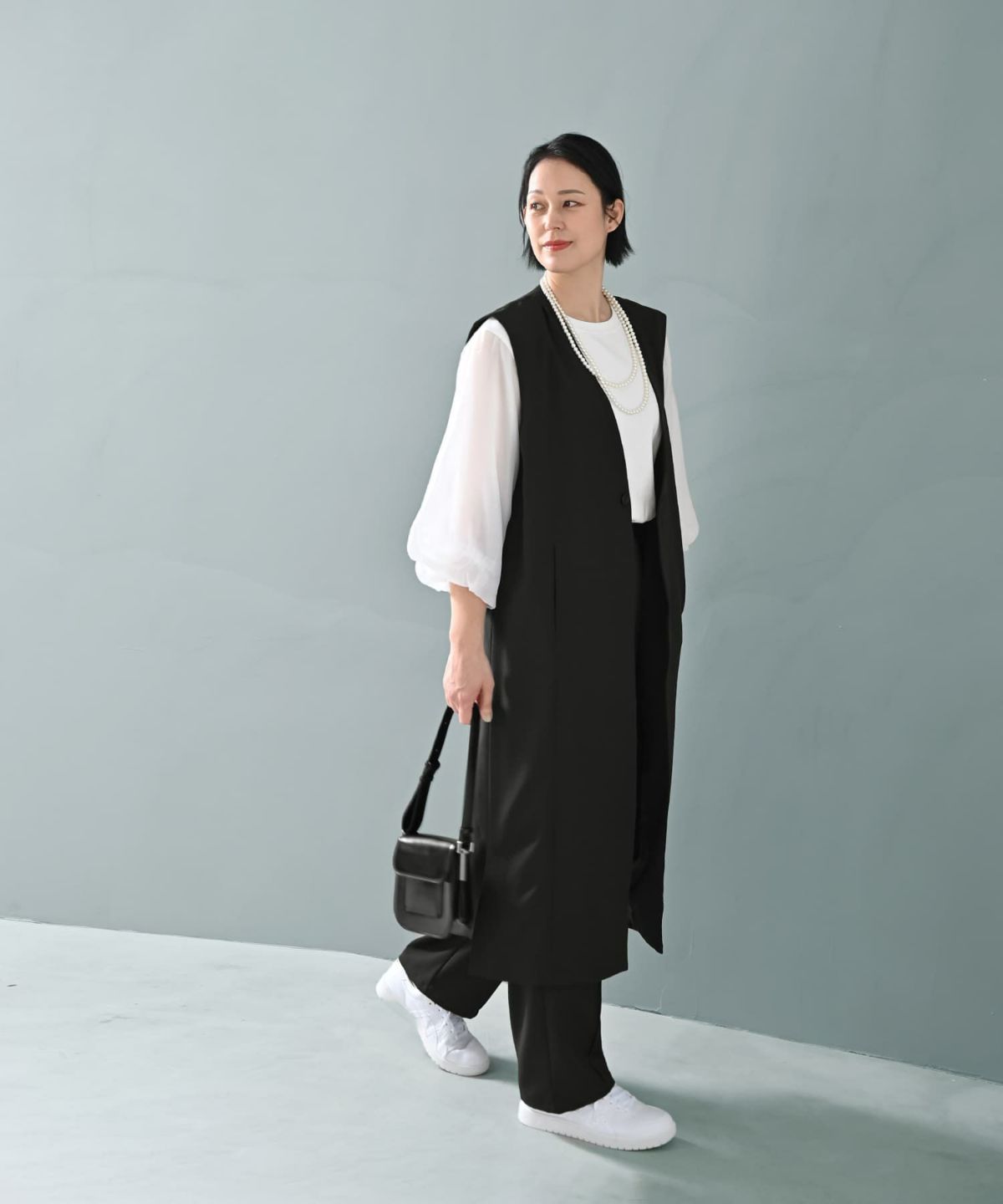 着用イメージ 187cm X-tallサイズ ブラック