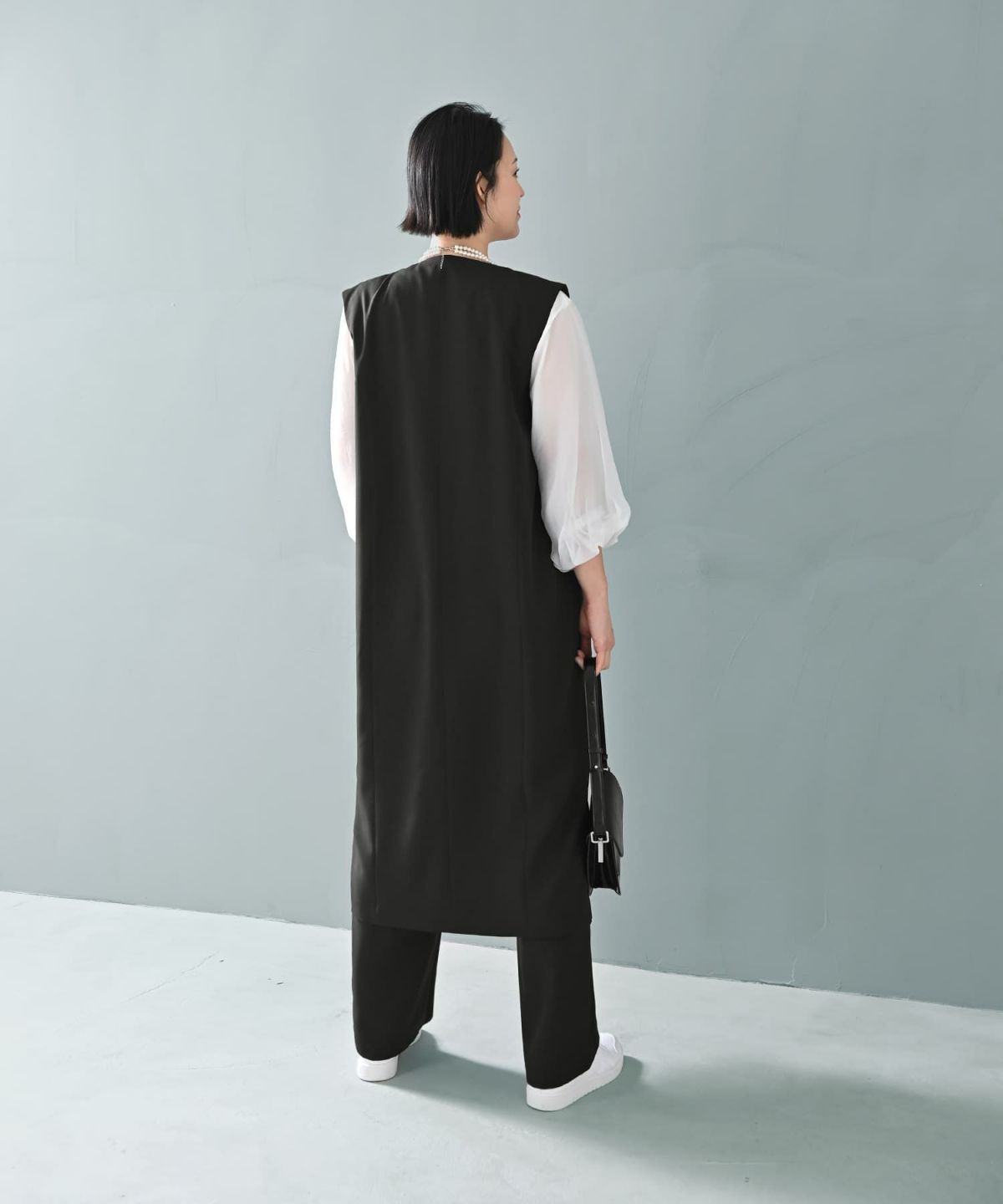 着用イメージ 187cm X-tallサイズ ブラック