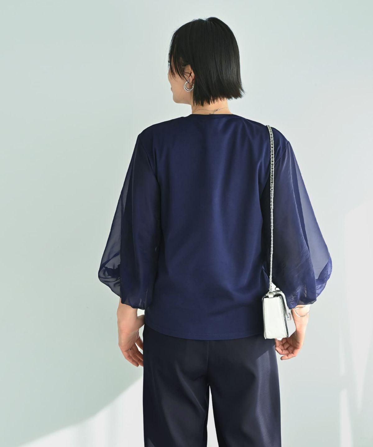 着用イメージ 187cm X-tallサイズ ネイビー