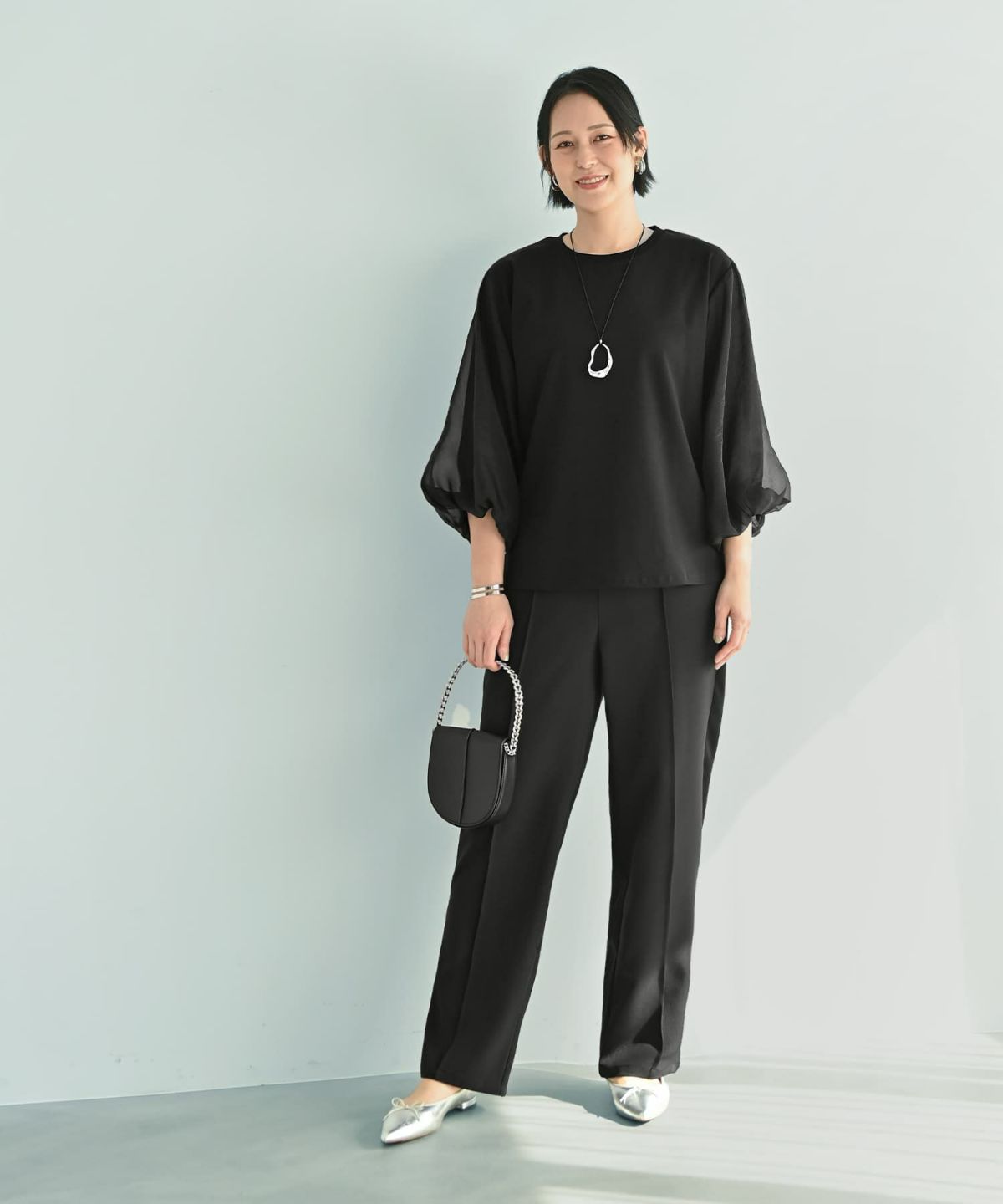 着用イメージ 187cm X-tallサイズ ブラック