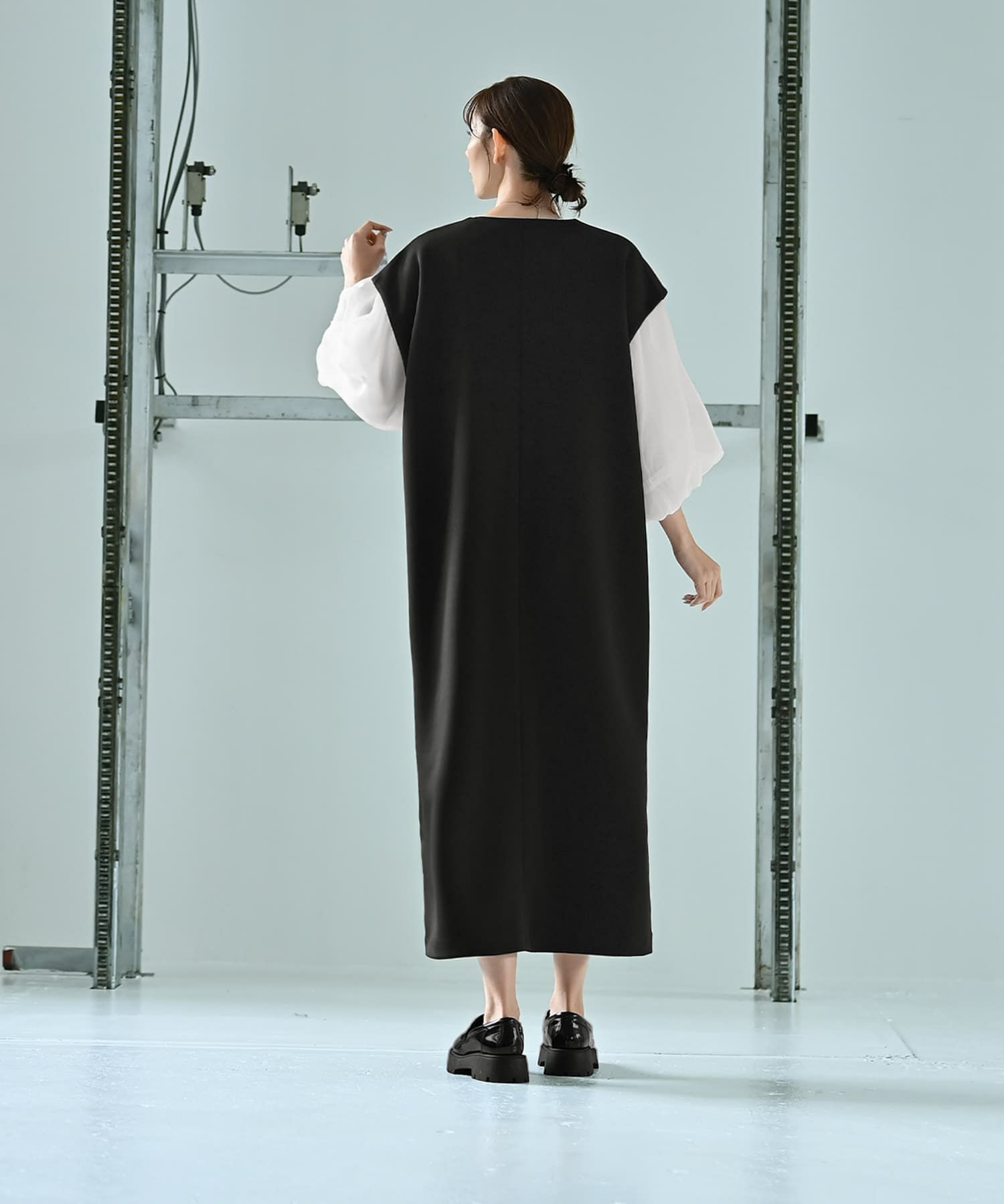 着用イメージ 170cm Fサイズ ブラック
