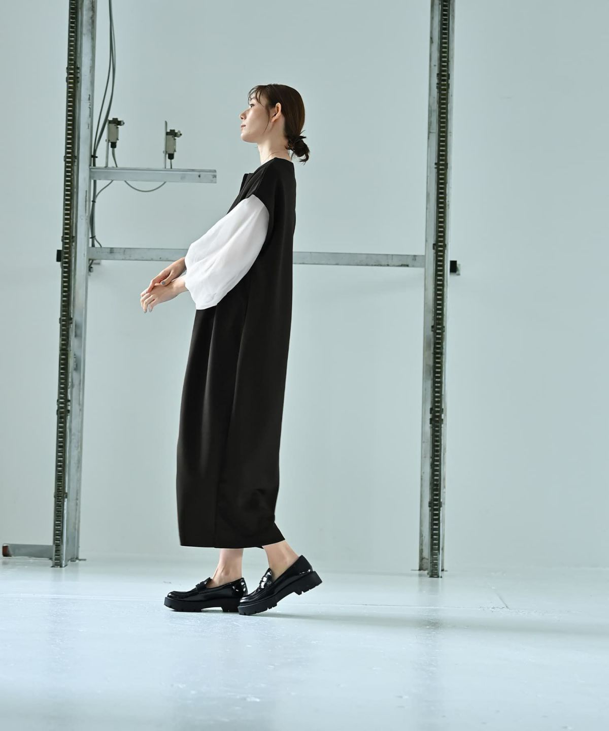 着用イメージ 170cm Fサイズ ブラック