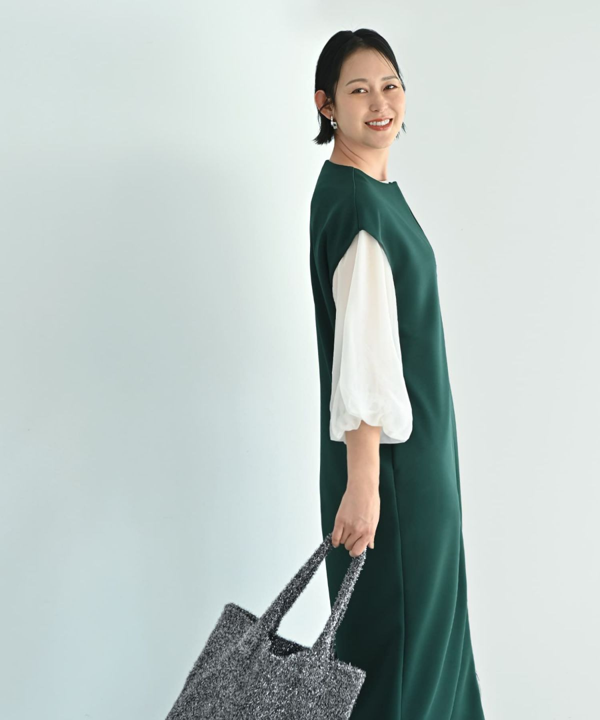 着用イメージ 187cm X-tallサイズ グリーン