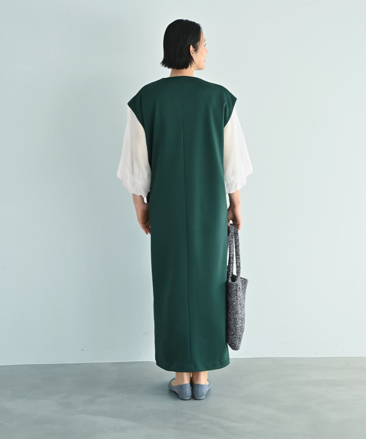 着用イメージ 187cm X-tallサイズ グリーン