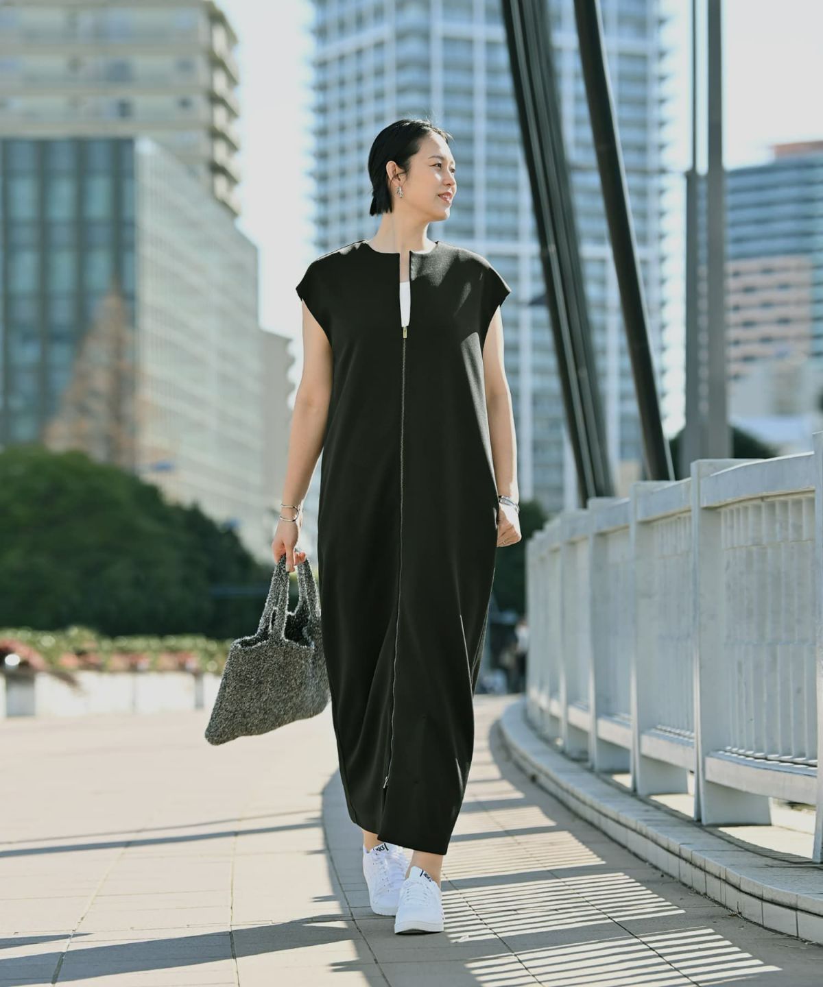 着用イメージ 187cm X-tallサイズ ブラック