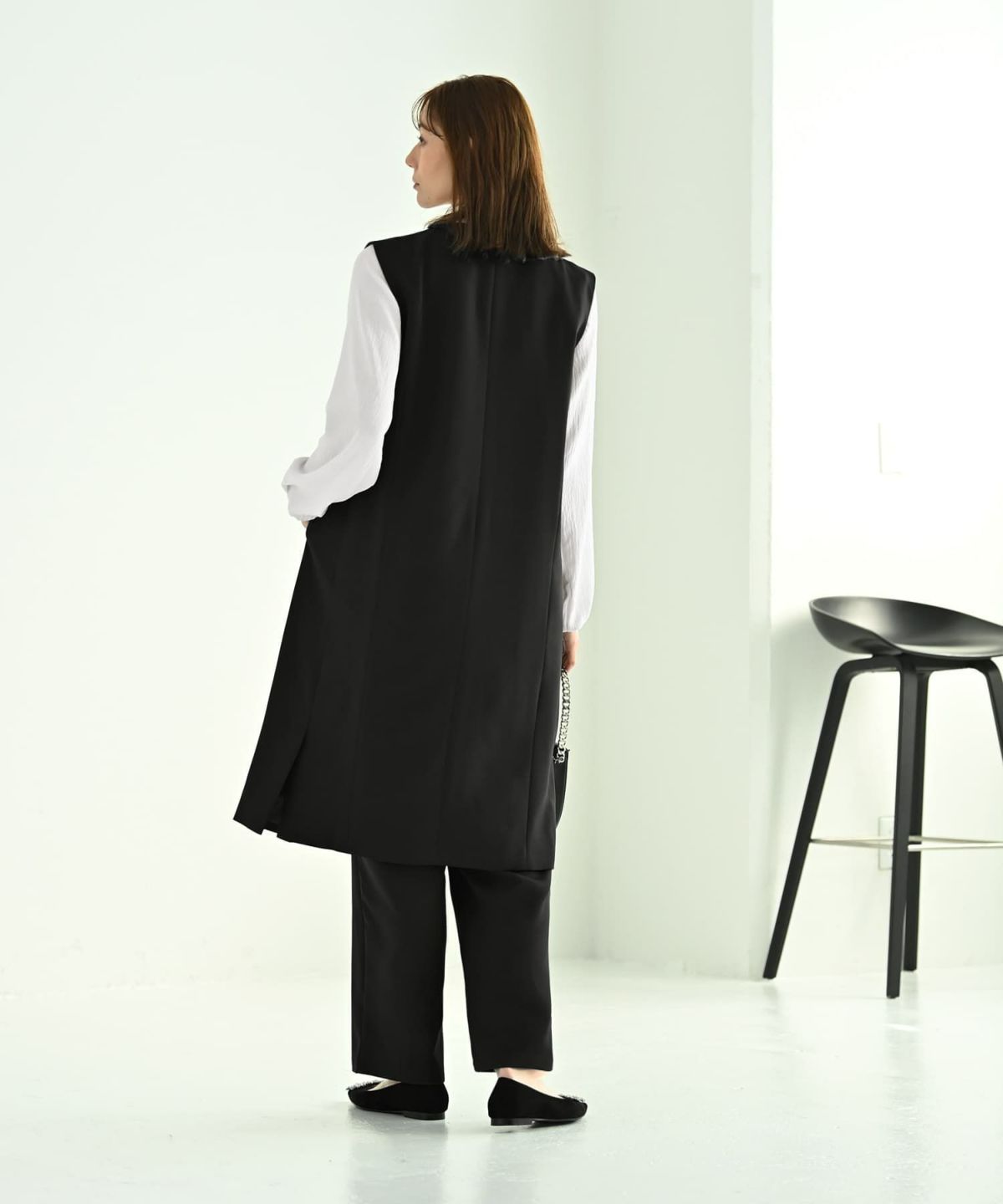 着用イメージ 170cm ブラック