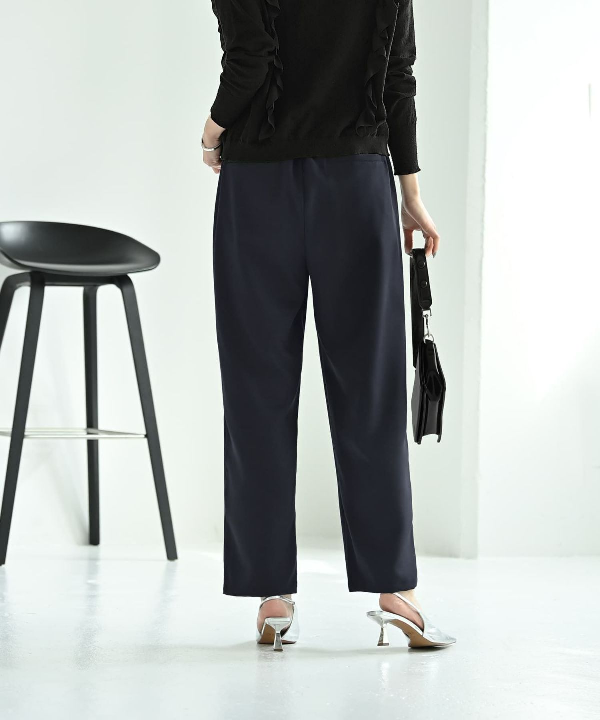 着用イメージ 170cm 02サイズ　ネイビー