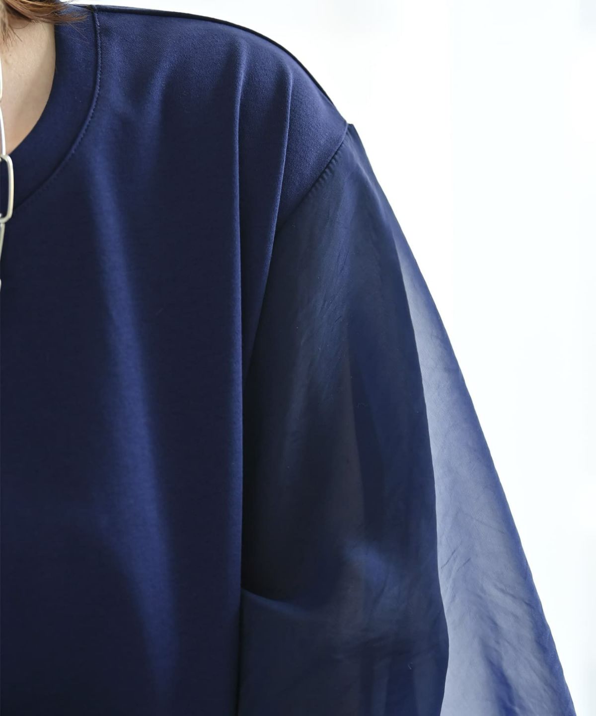 着用イメージ 170cm ネイビー