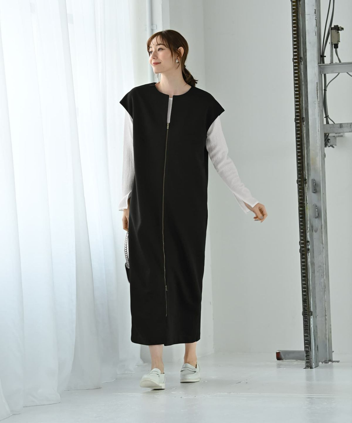 着用イメージ 170cm 02サイズ ブラック