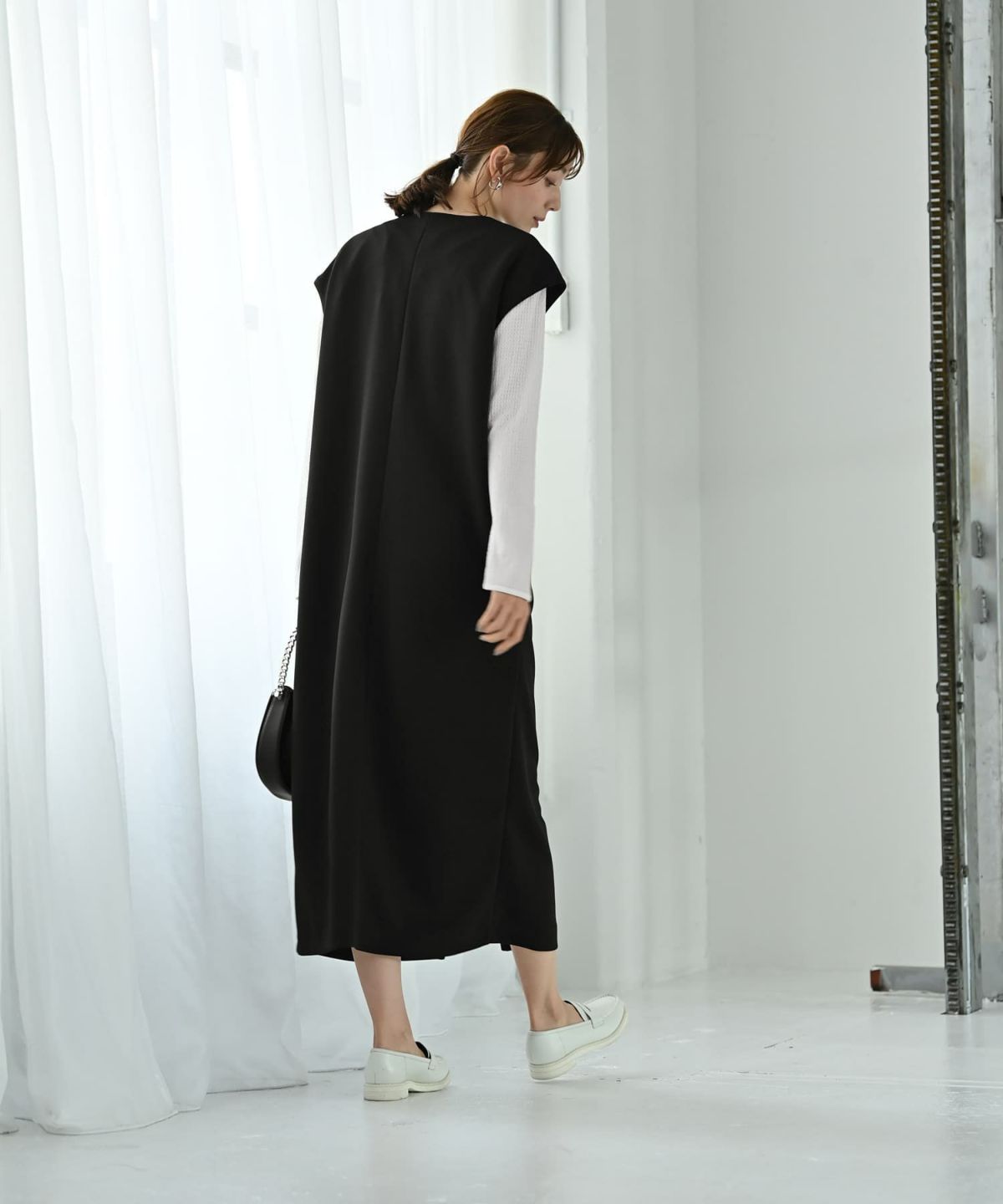 着用イメージ 170cm 02サイズ ブラック