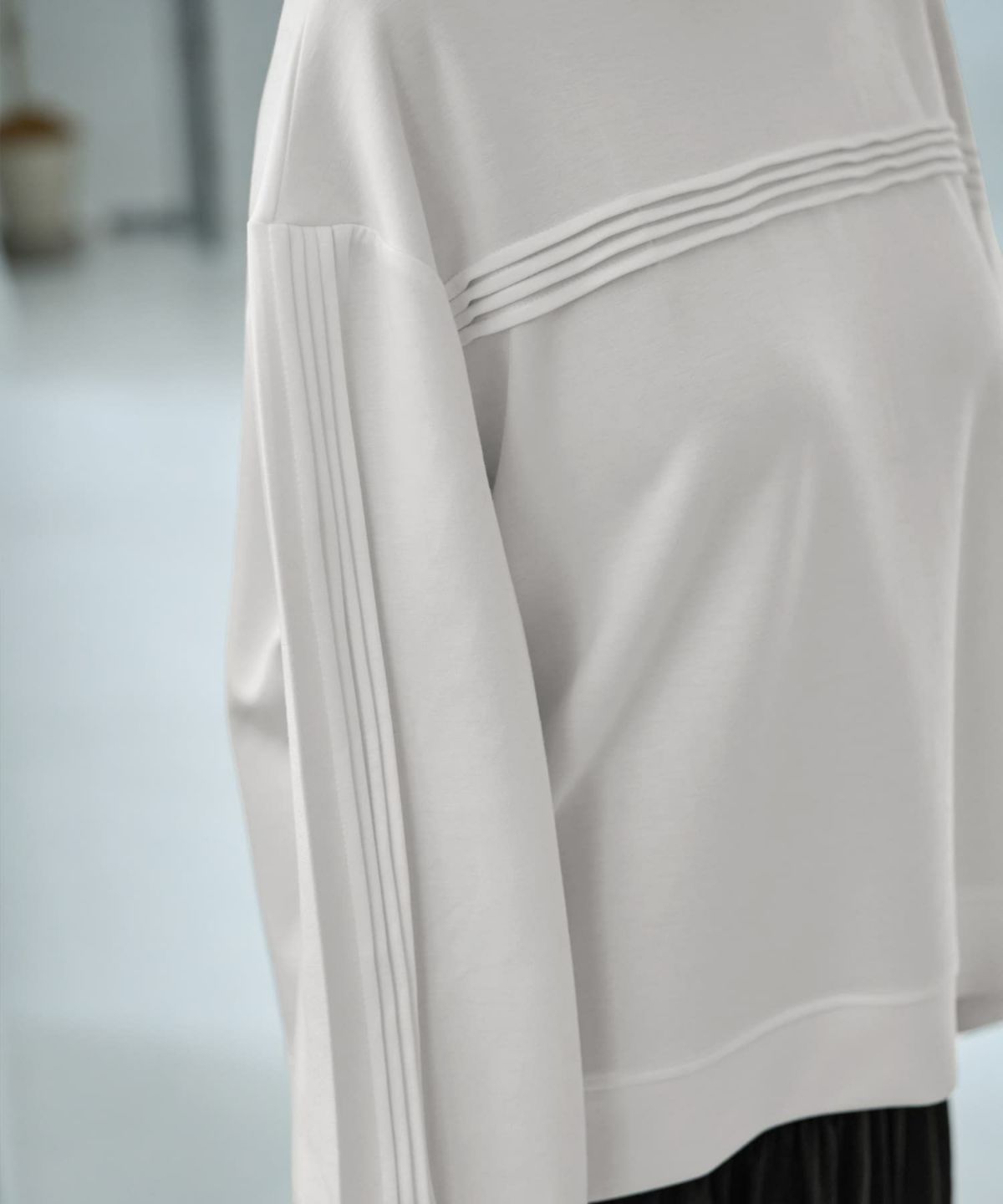 着用イメージ 167cm ホワイト